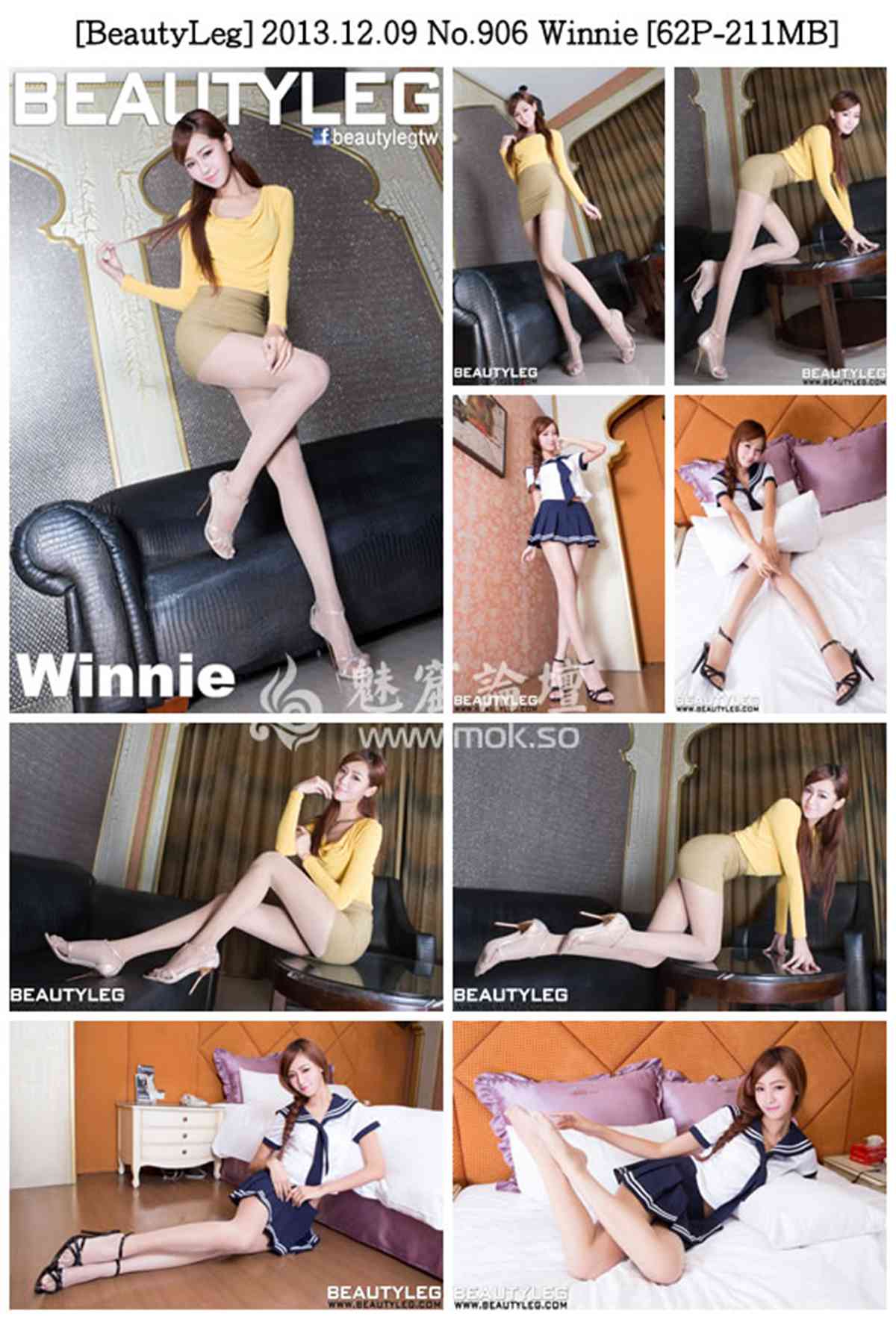 [BeautyLeg] No.906 Winnie [62P]第8张