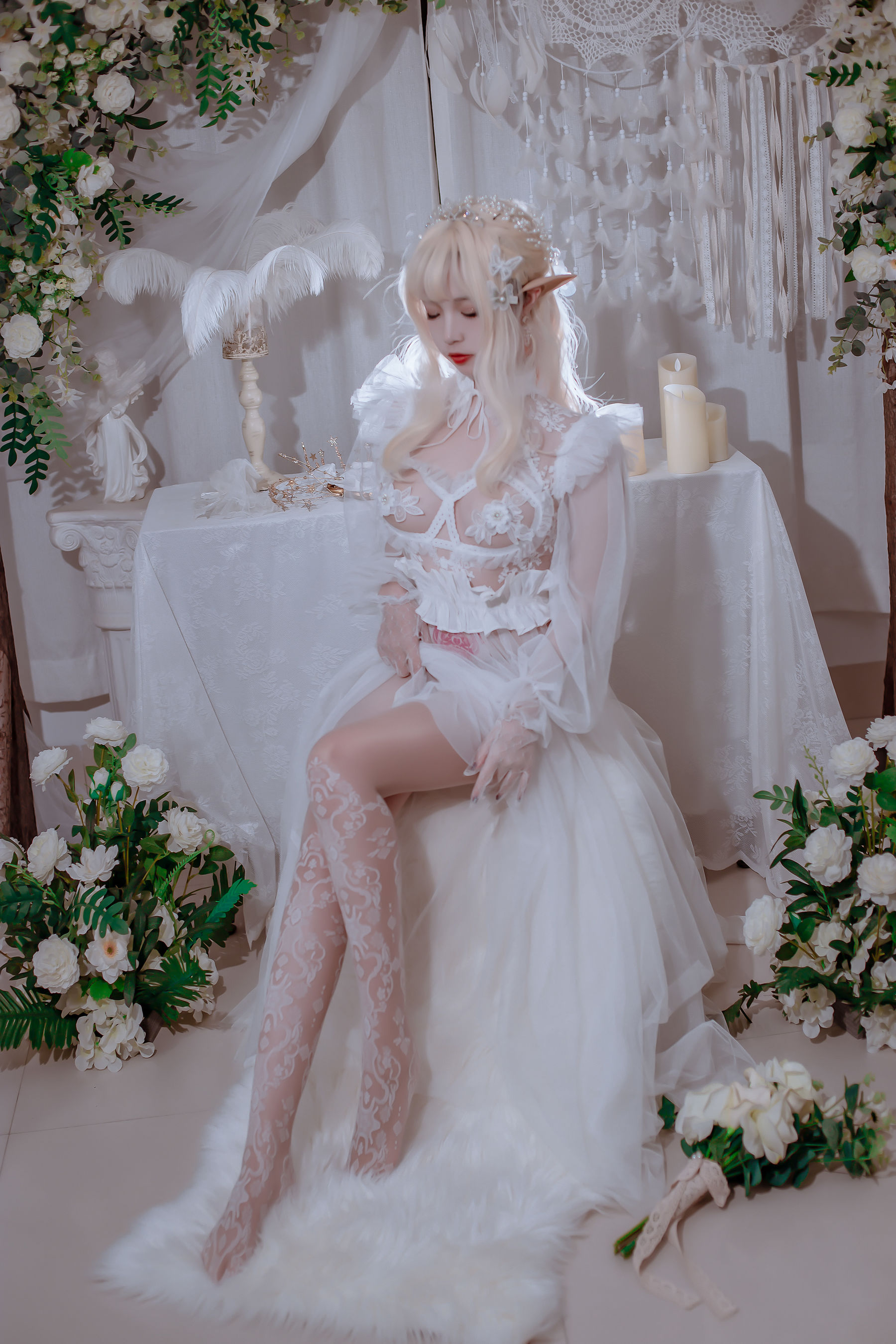 [网红COSER写真] 人气Coser二佐Nisa - 精灵公主第1张