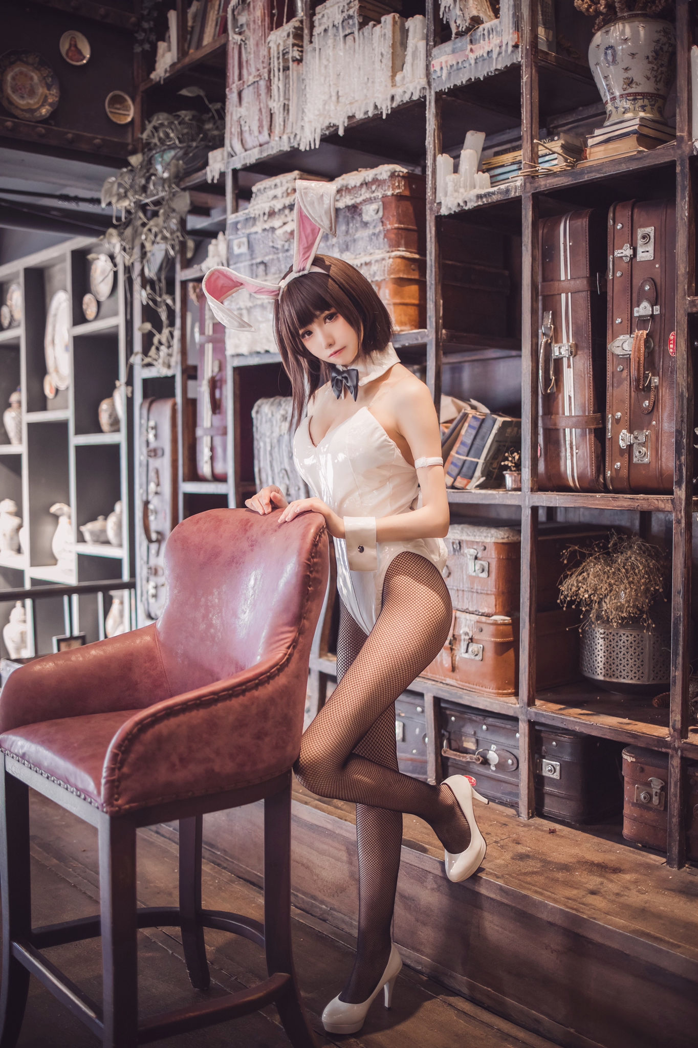 [网红COSER写真] Coser衣衣 - 加藤惠兔女郎第11张