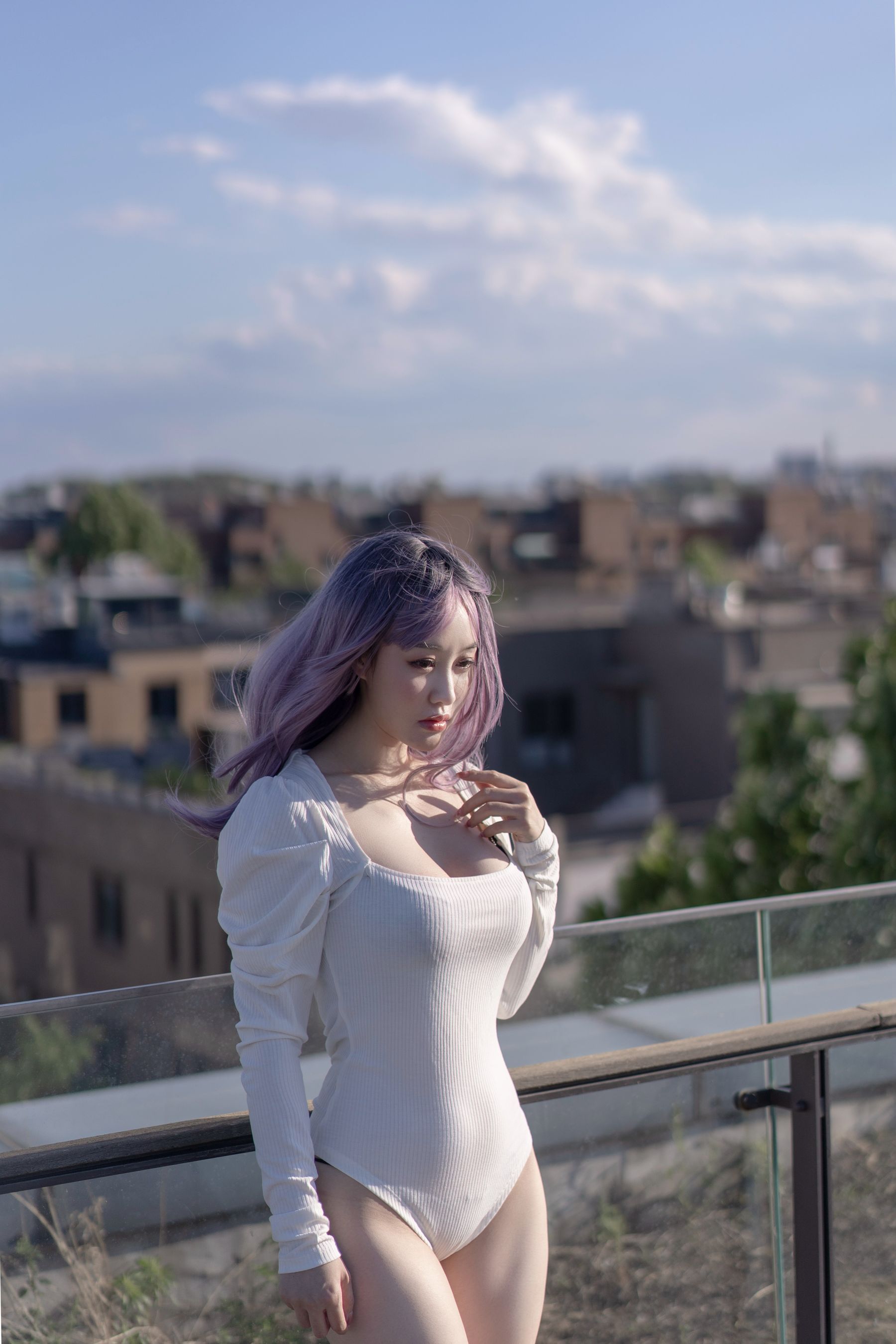 [网红COSER写真] 动漫博主脱尾巴Mizuki - 天台第2张