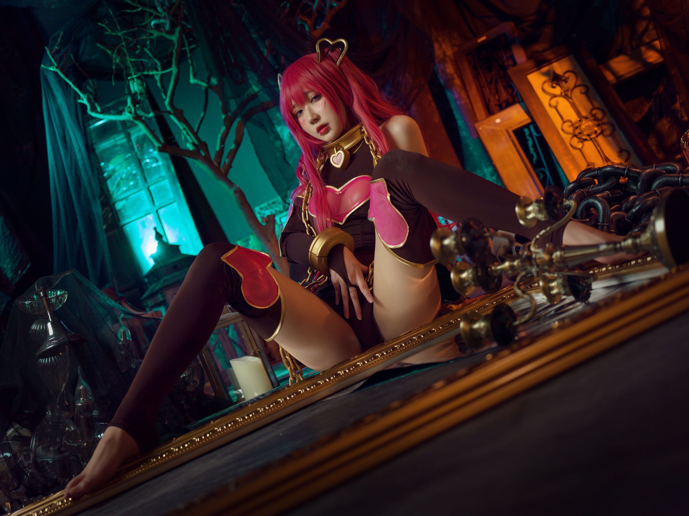 [网红COSER写真] 动漫博主阿包也是兔娘 - 空花第9张