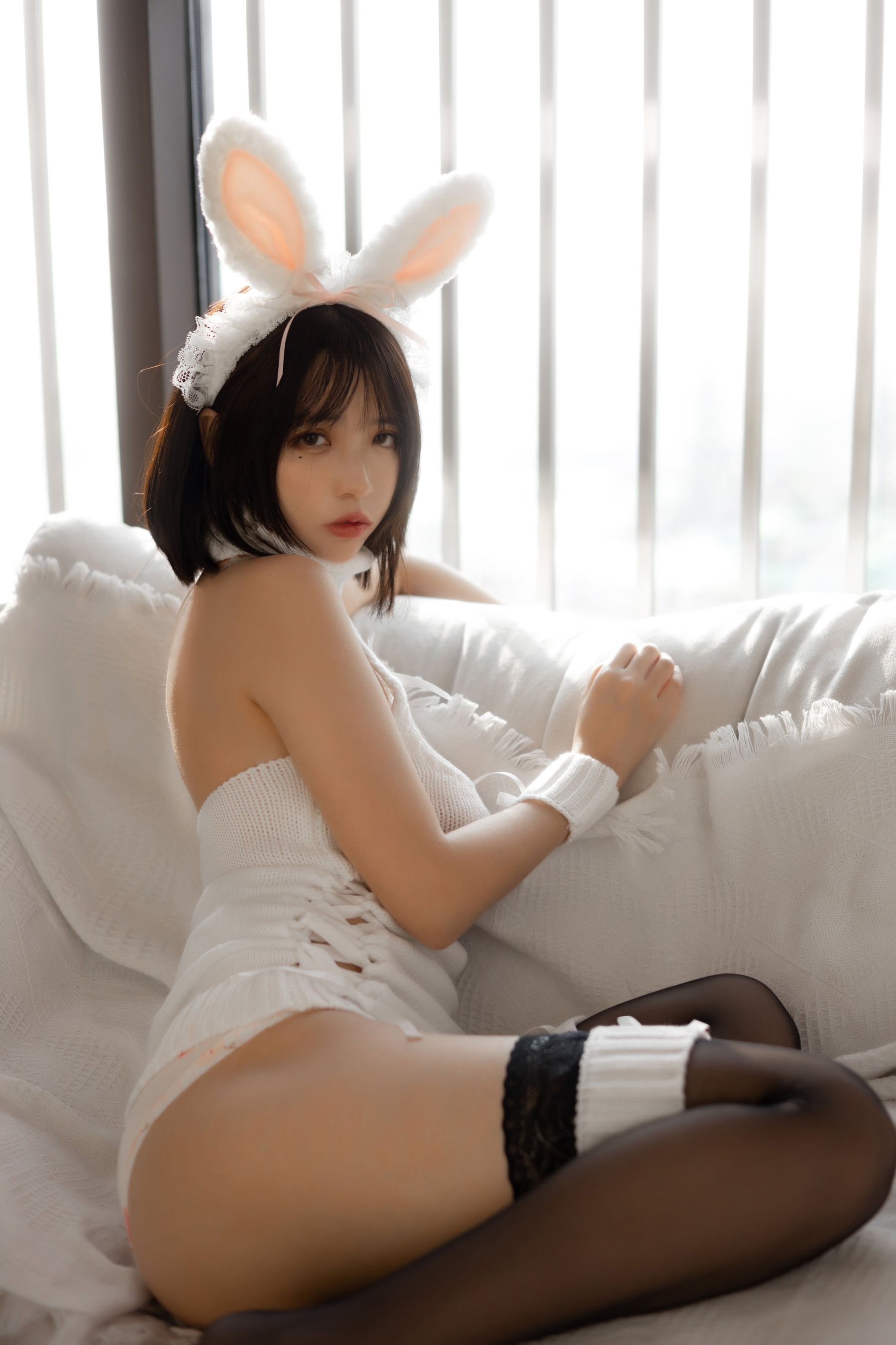 [COS福利] 疯猫ss - 白色毛衣第4张