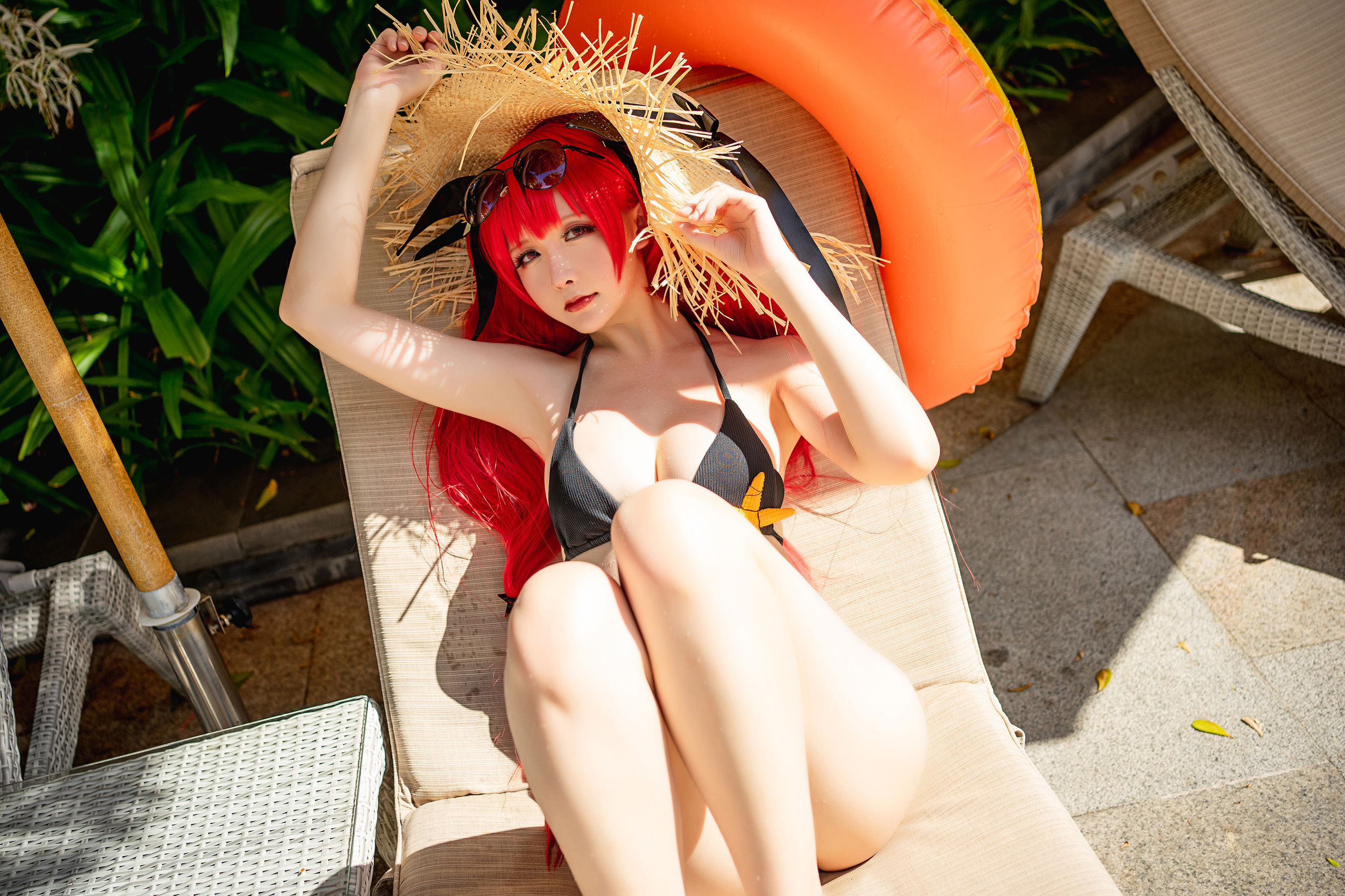 [COS福利] Coser小姐姐星之迟迟 - 鸣夏 火奴鲁鲁第5张