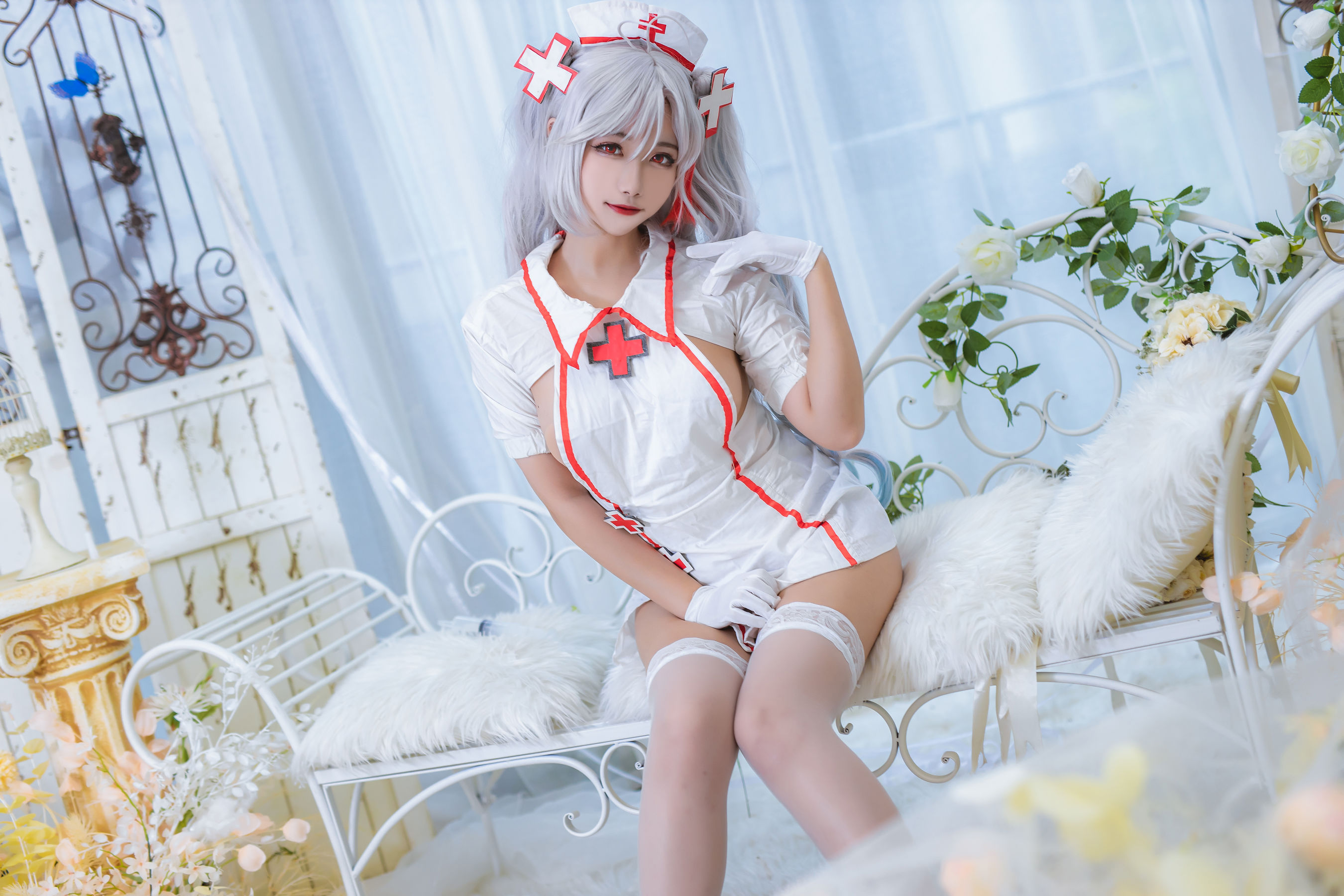 [COS福利] 微博妹子Momoko葵葵 - 欧根之护士第8张
