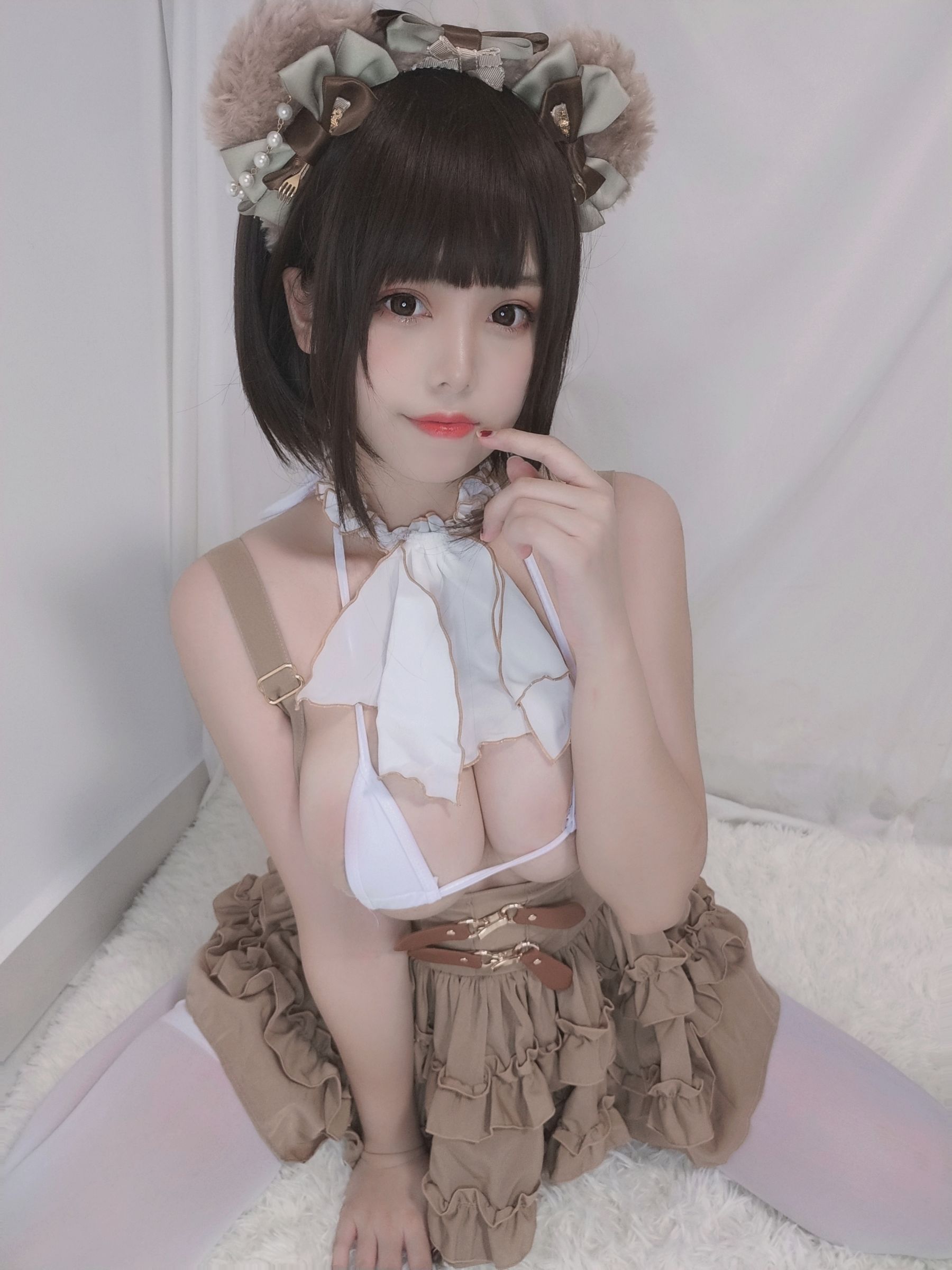 [COS福利] 萌系小姐姐蜜汁猫裘 - 小熊第33张