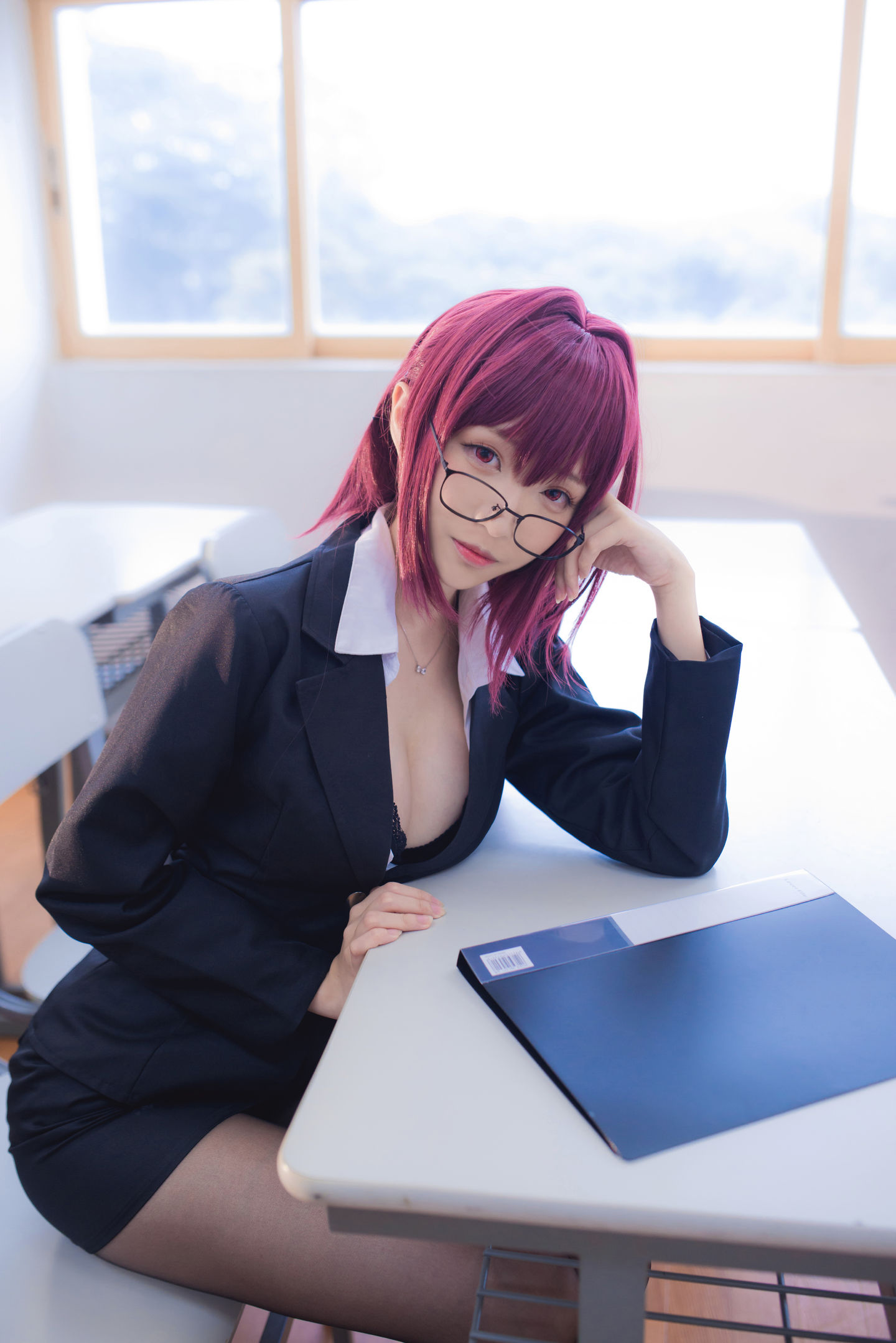 [COS福利] 长腿Coser青青子Js - 斯卡哈 教师第2张