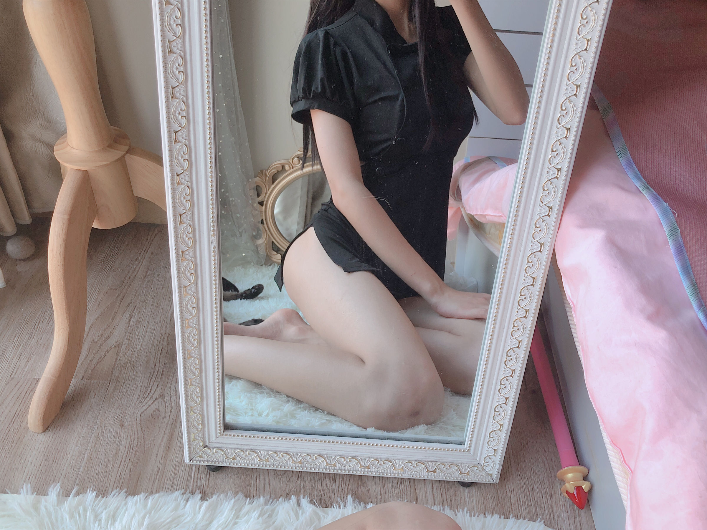 [COS福利] 萌妹子眼酱大魔王w - 黑护士第1张