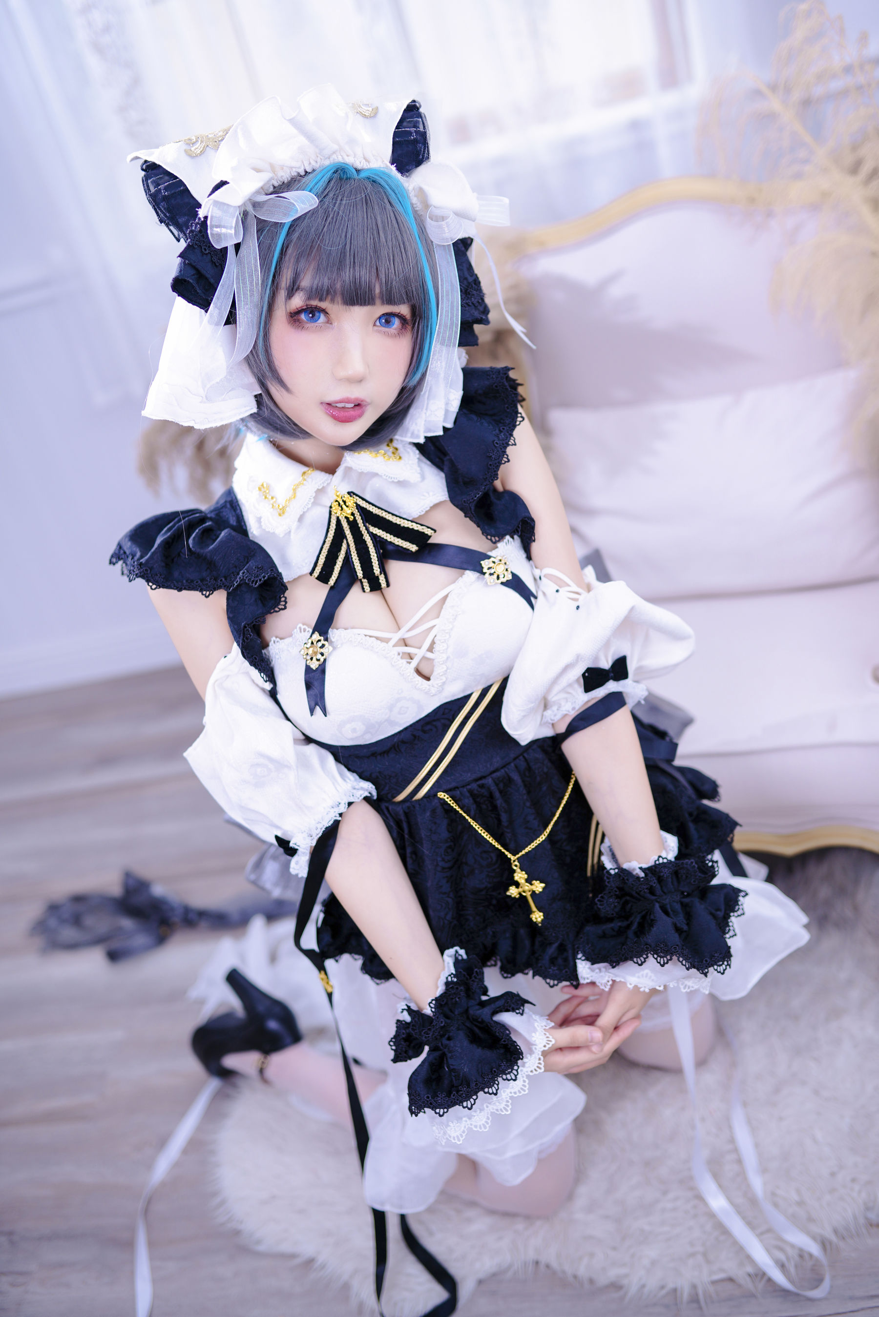 [COS福利] 周叽是可爱兔兔 - 柴郡猫猫第12张