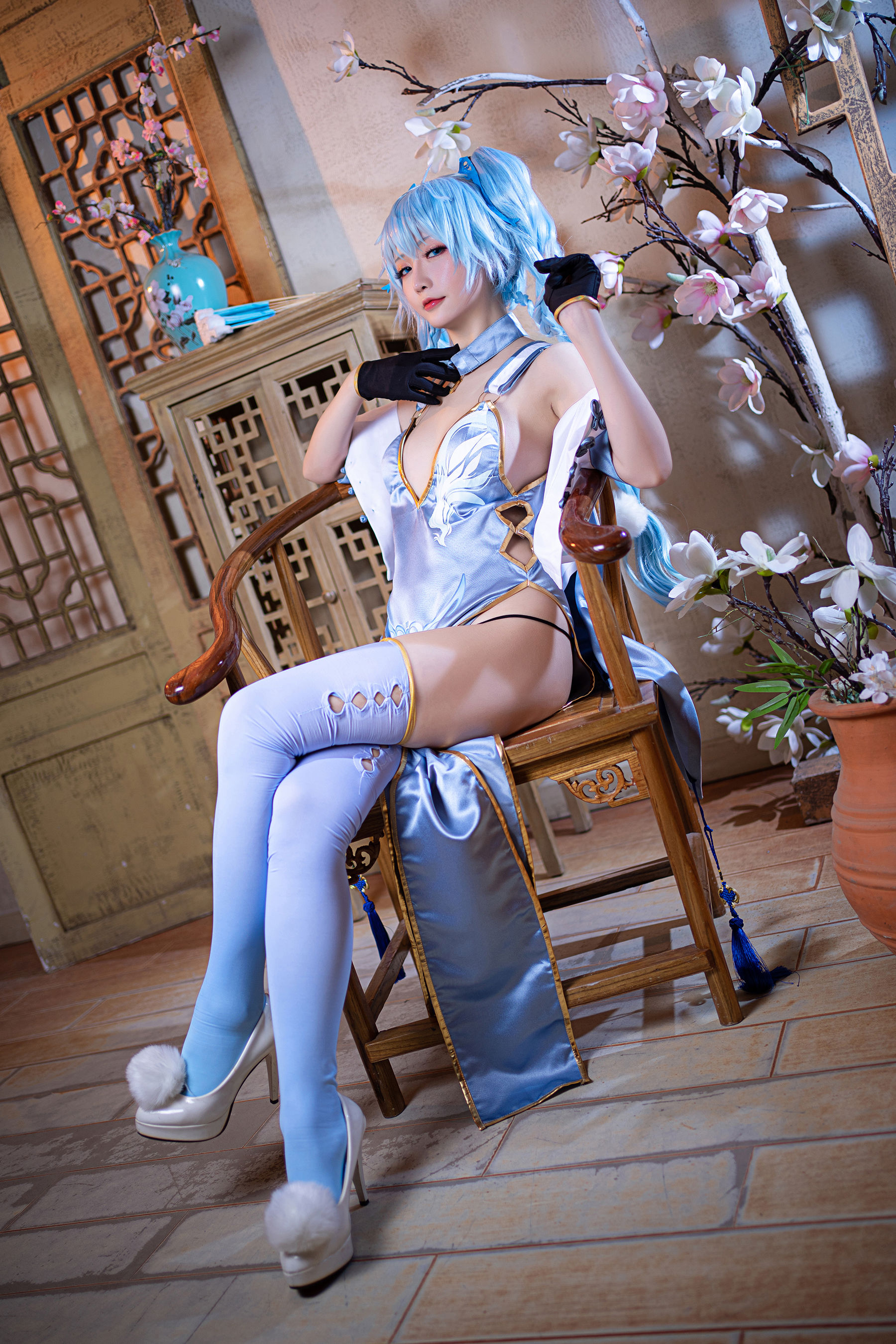 [COS福利] Coser小姐姐星之迟迟 - 秘密花园 PA15翠雀媚第4张