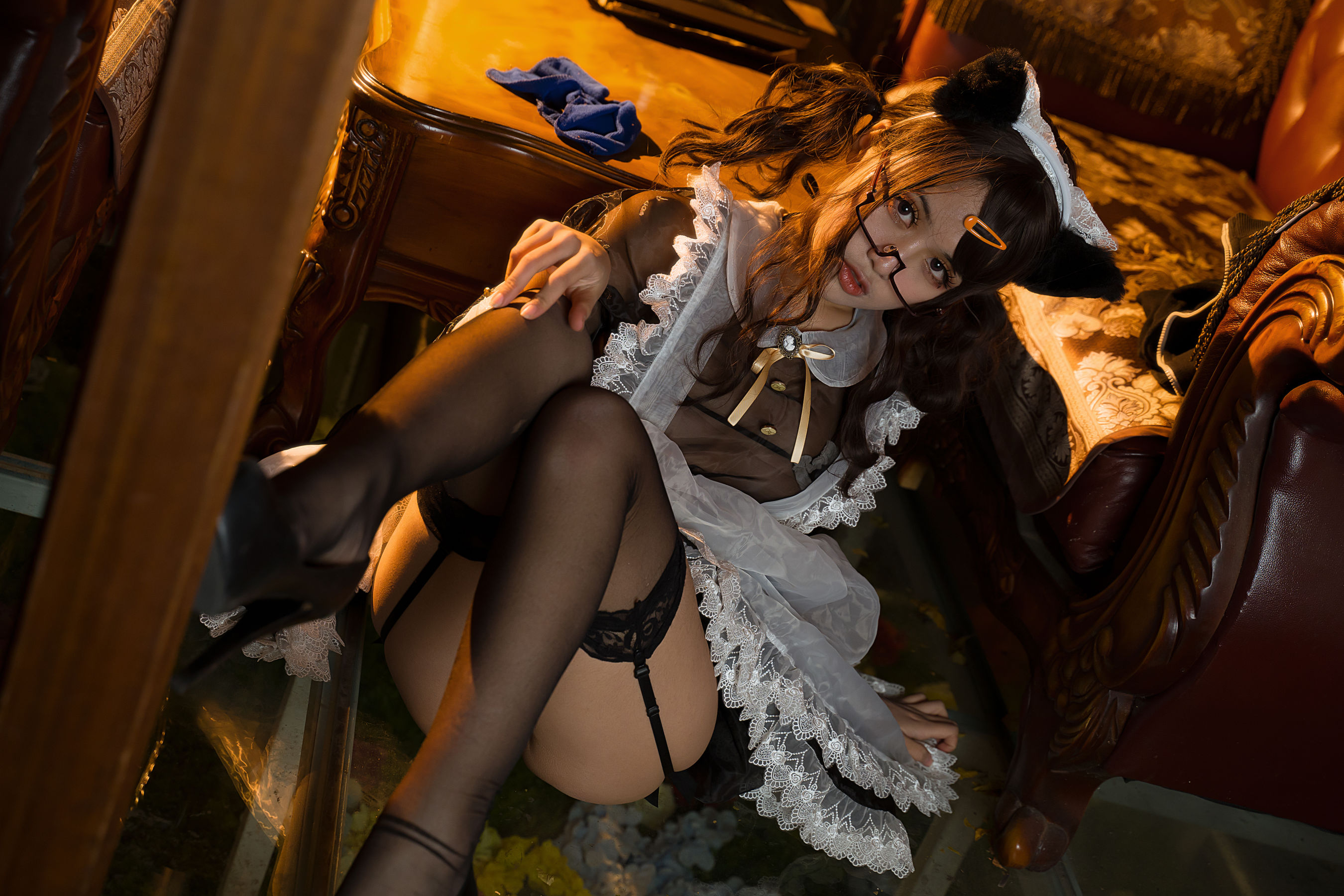 [COS福利] 一笑芳香沁写真 - 透明女仆第7张