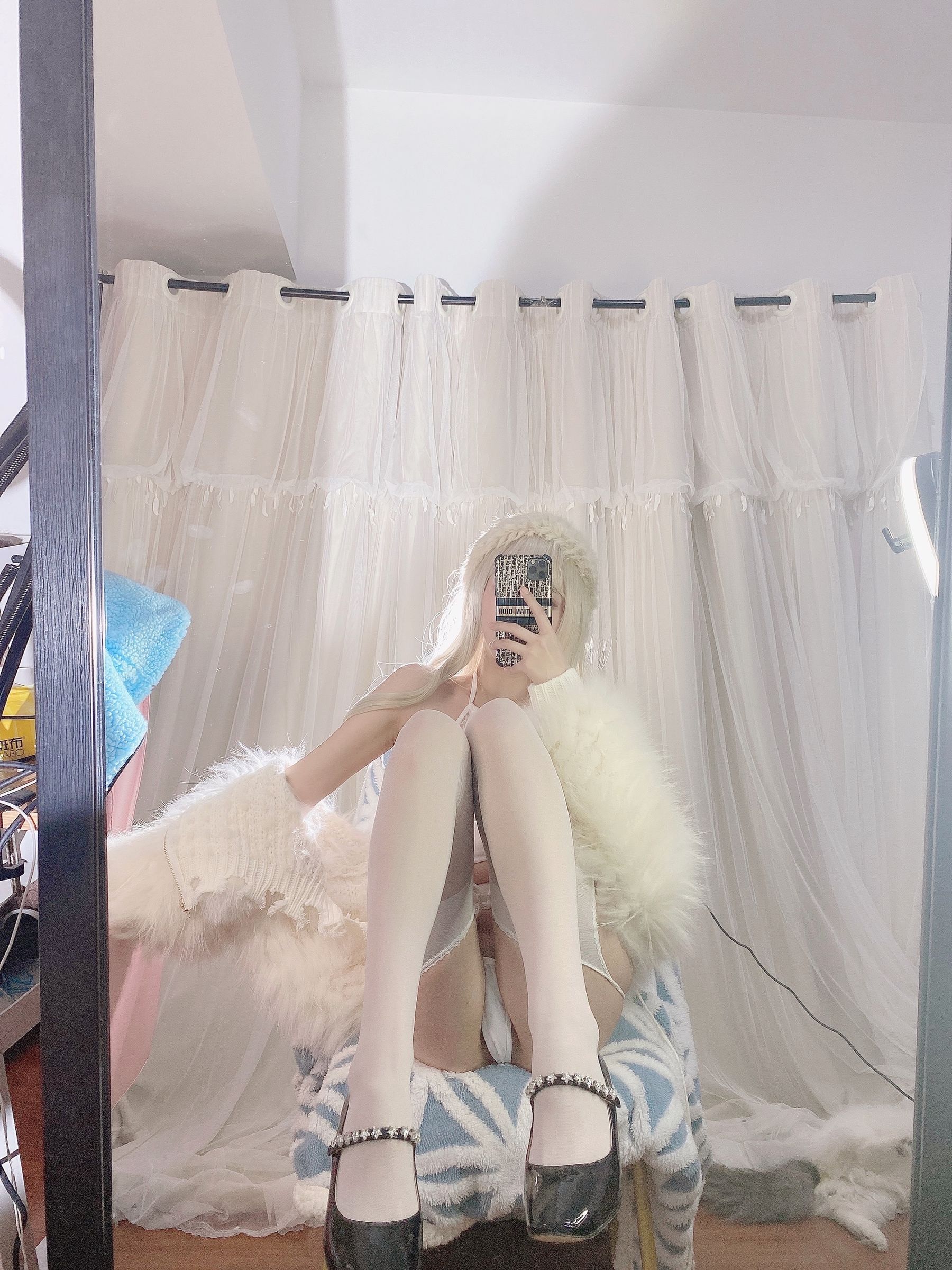 [COS福利] 斗鱼米线线sama - 白月光第13张