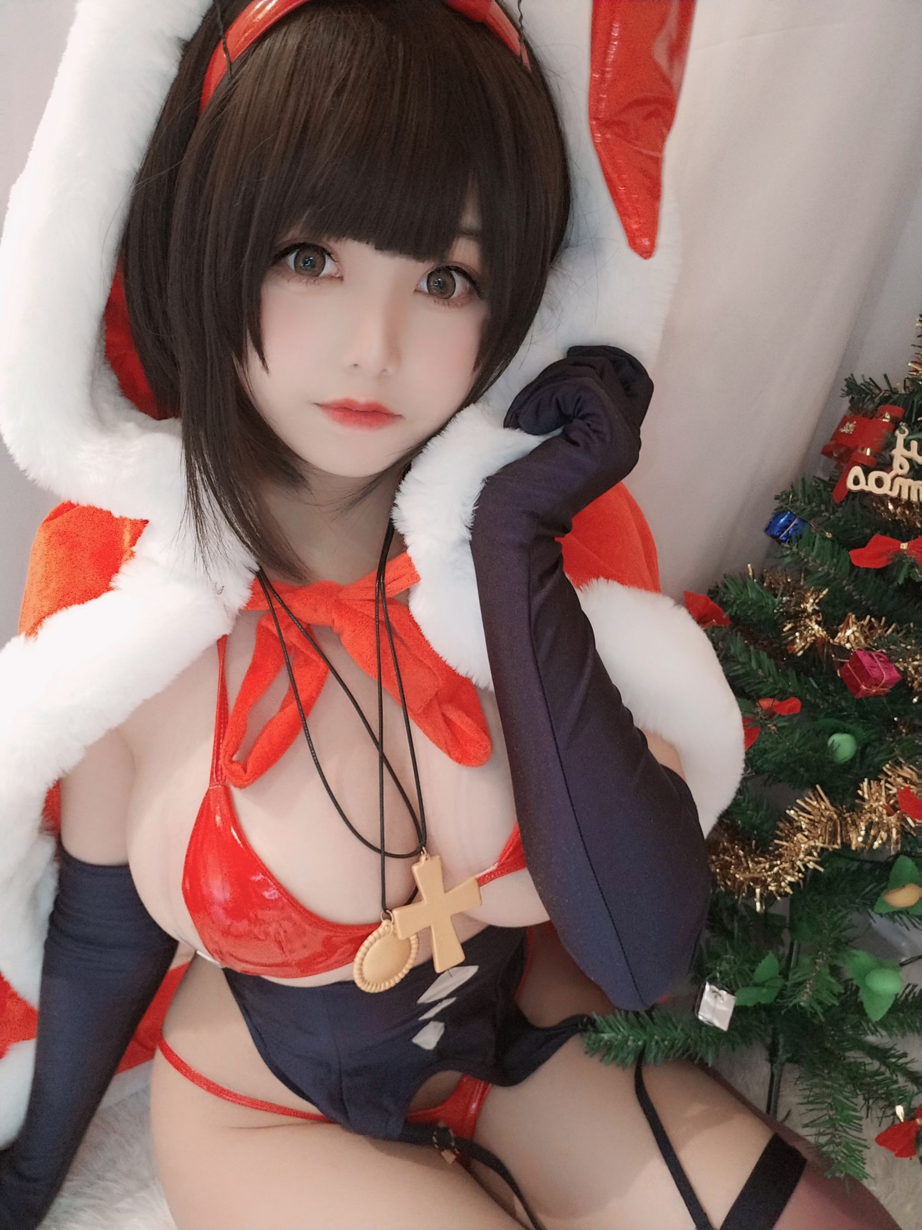 [COS福利] 萌系小姐姐蜜汁猫裘 - 2020圣诞第7张