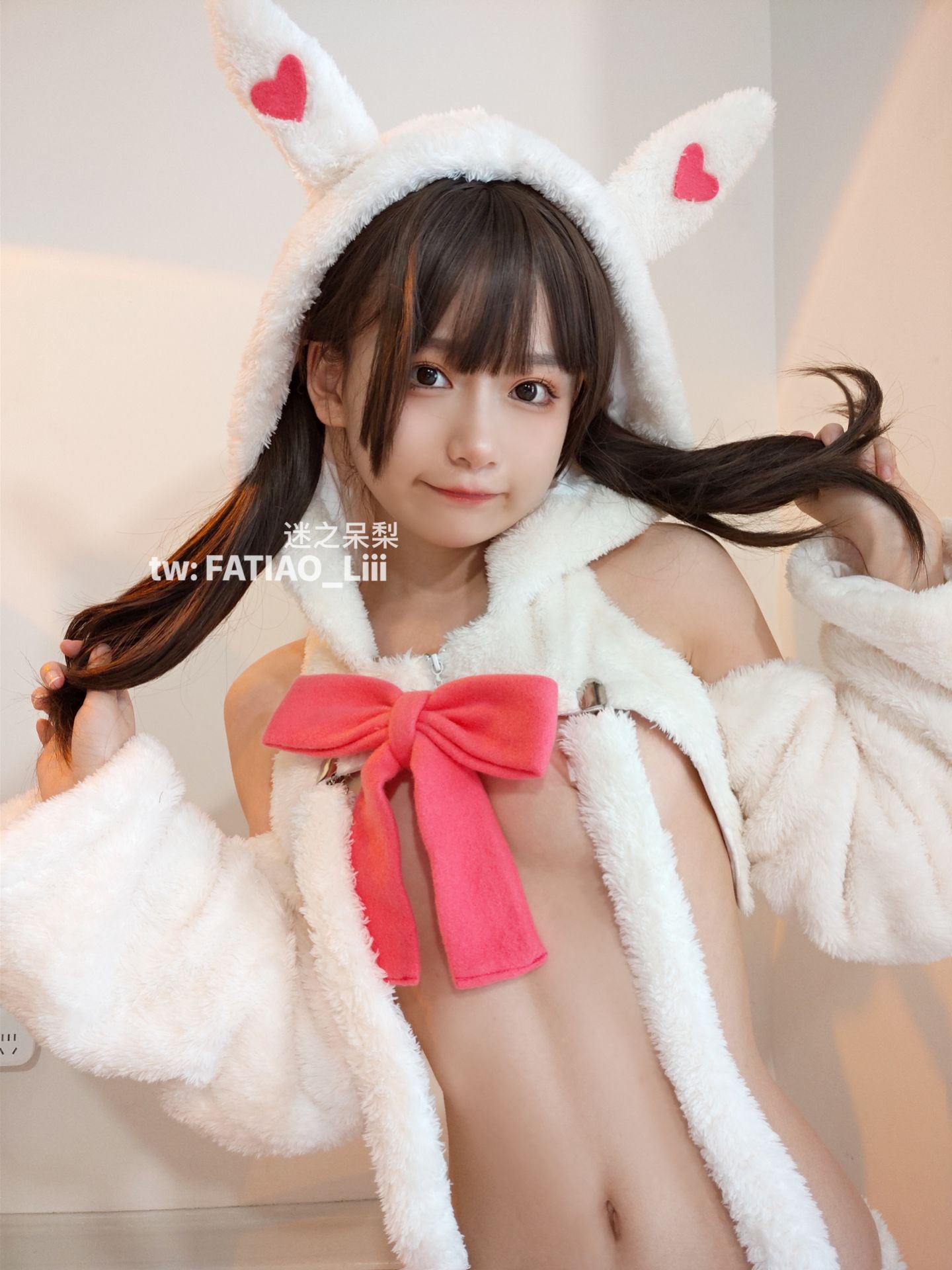 [福利COS] 迷之呆梨(发条少女)[fantia] - 装扮成兔子第6张