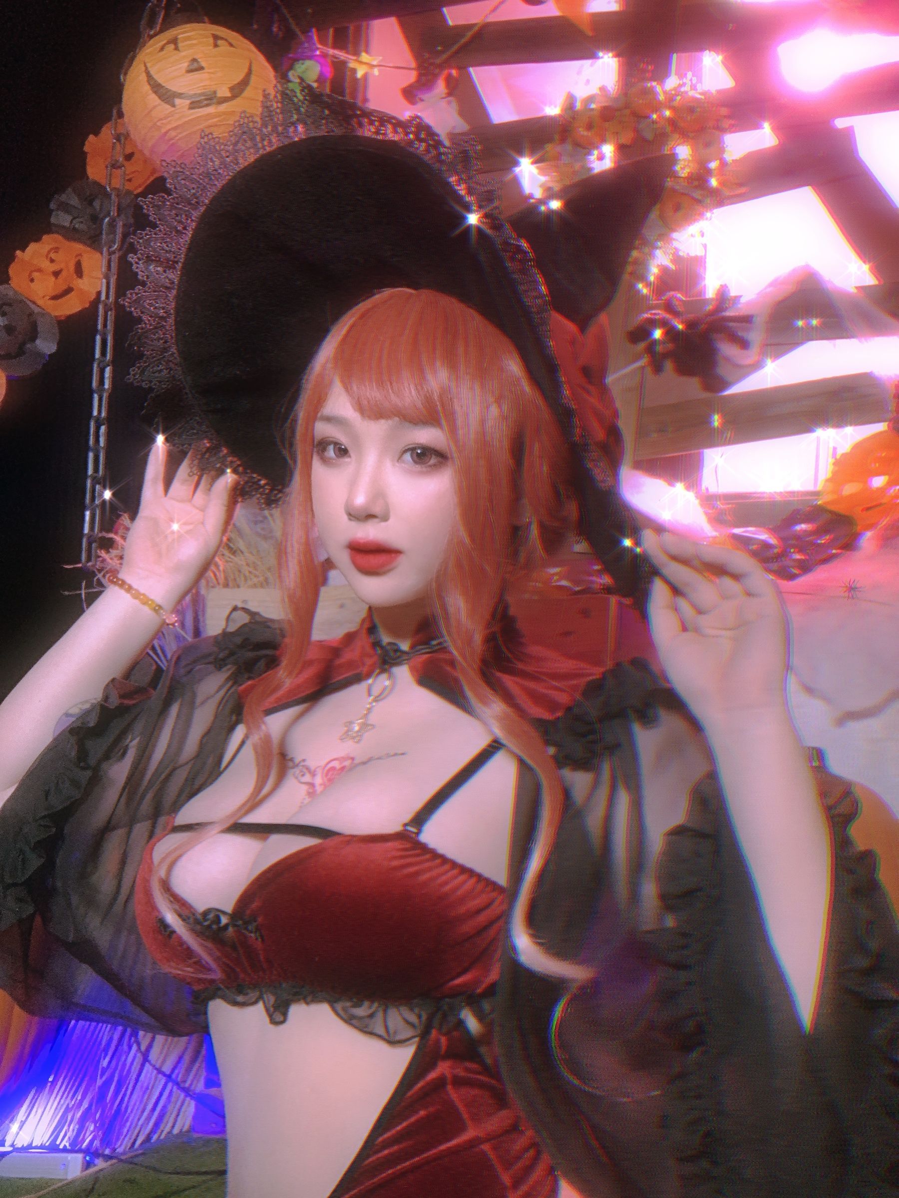 [福利COS] 皮皮奶可可爱了啦 - 万圣节女巫第16张