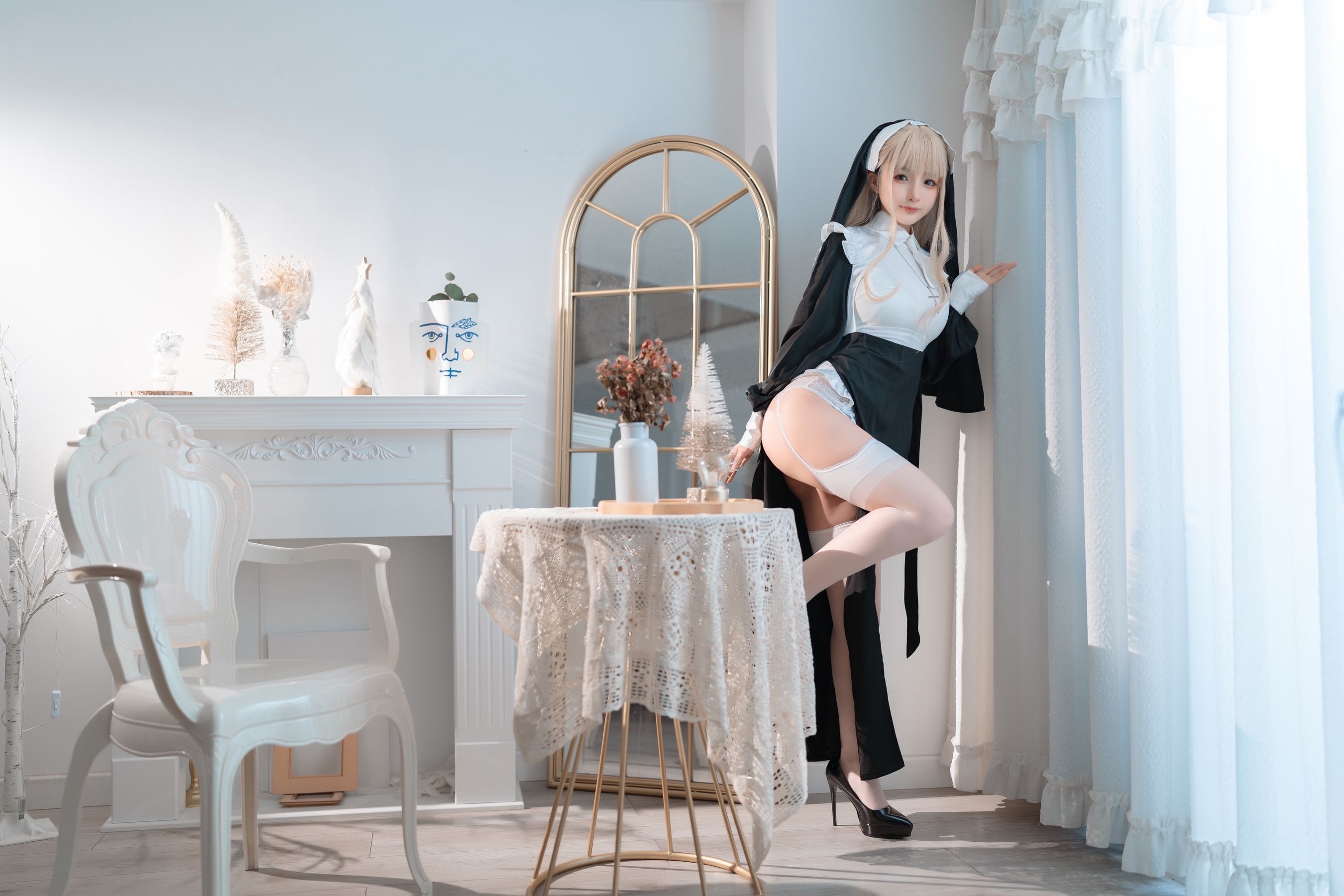 [福利COS] 桜井宁宁 - 修女第13张