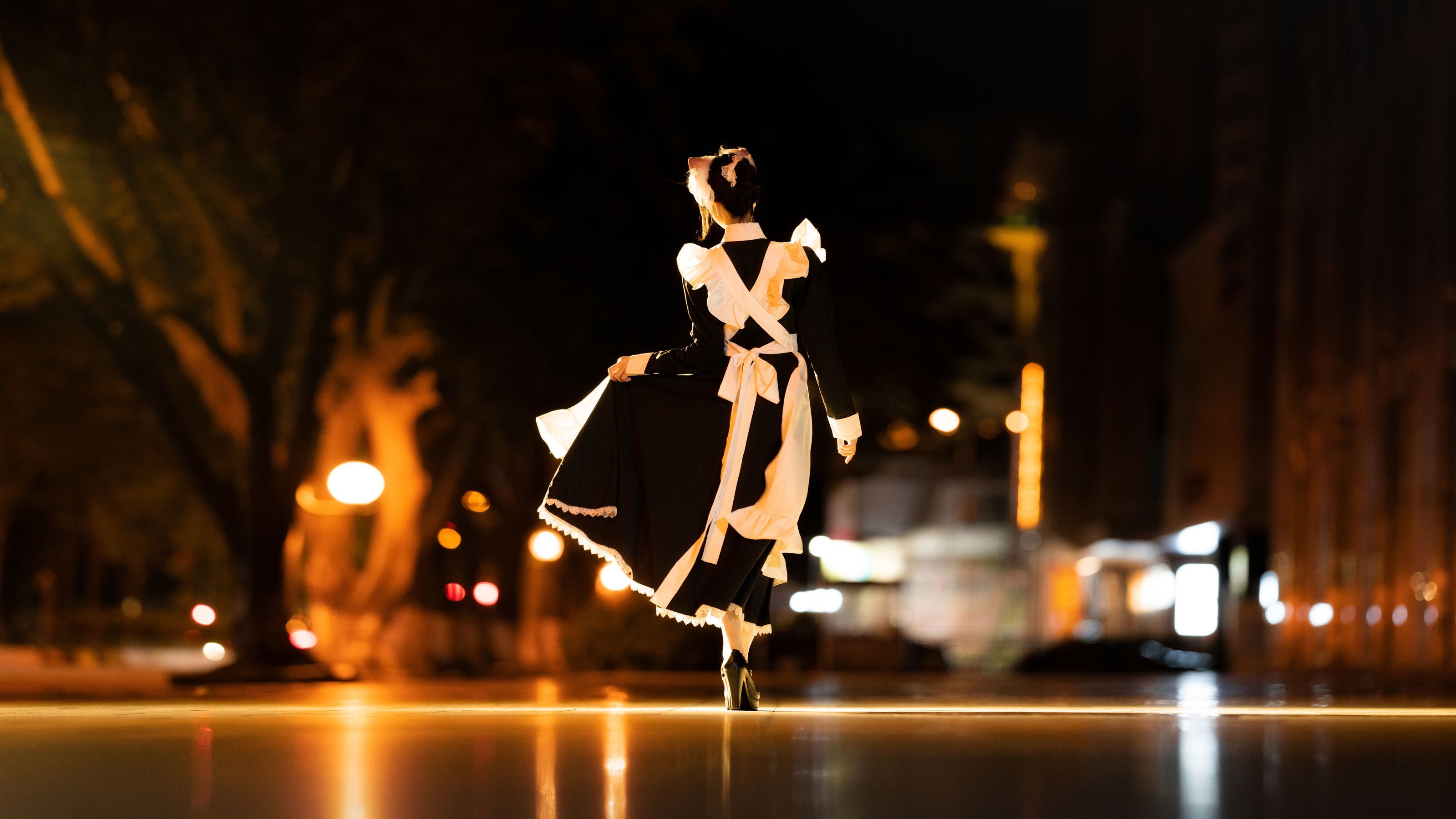 [福利COS] 桜桃喵 - 长裙妹抖第37张