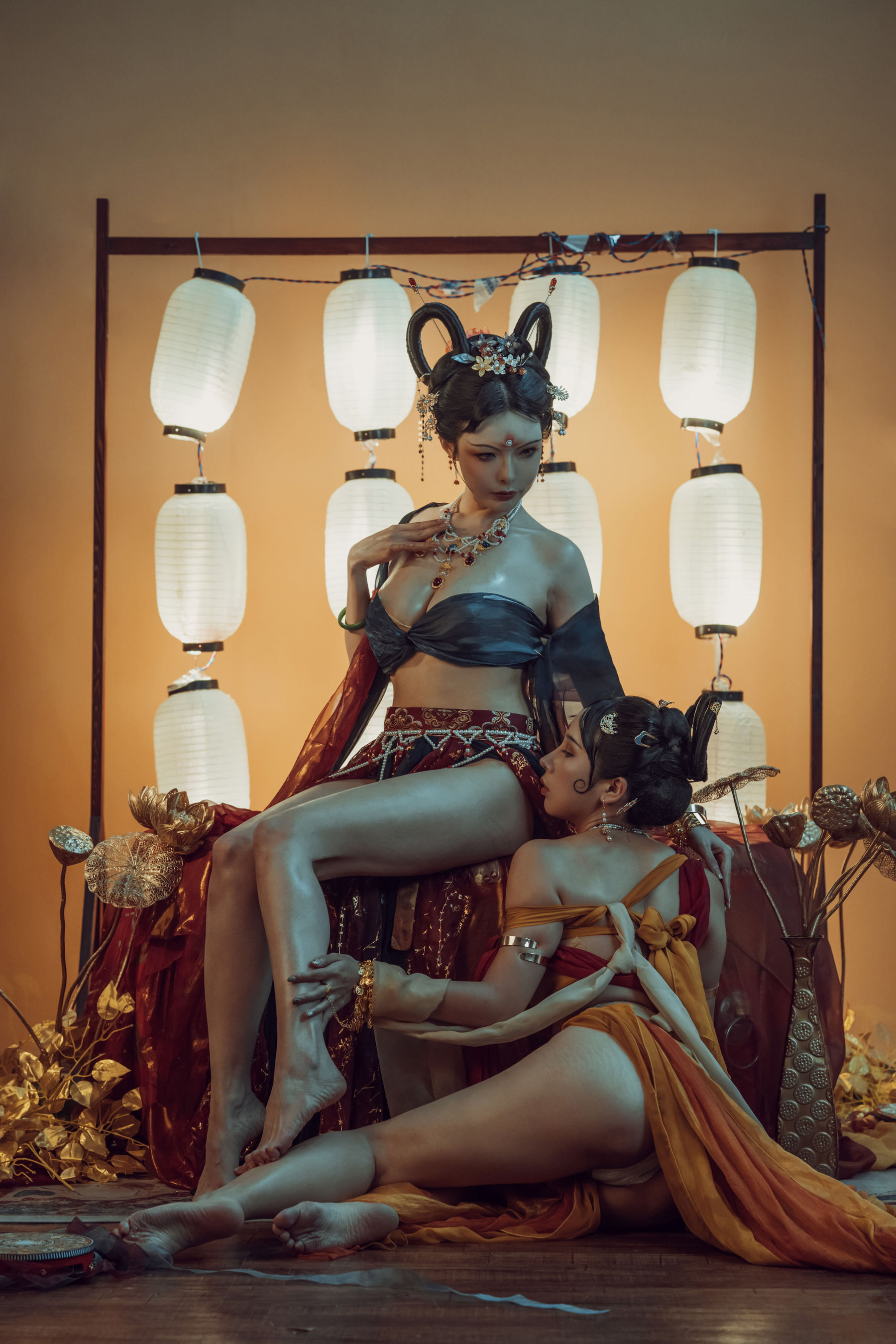 [福利COS] 秋和柯基(夏小秋秋秋) &amp; 奶桃  - 红尘梦第14张