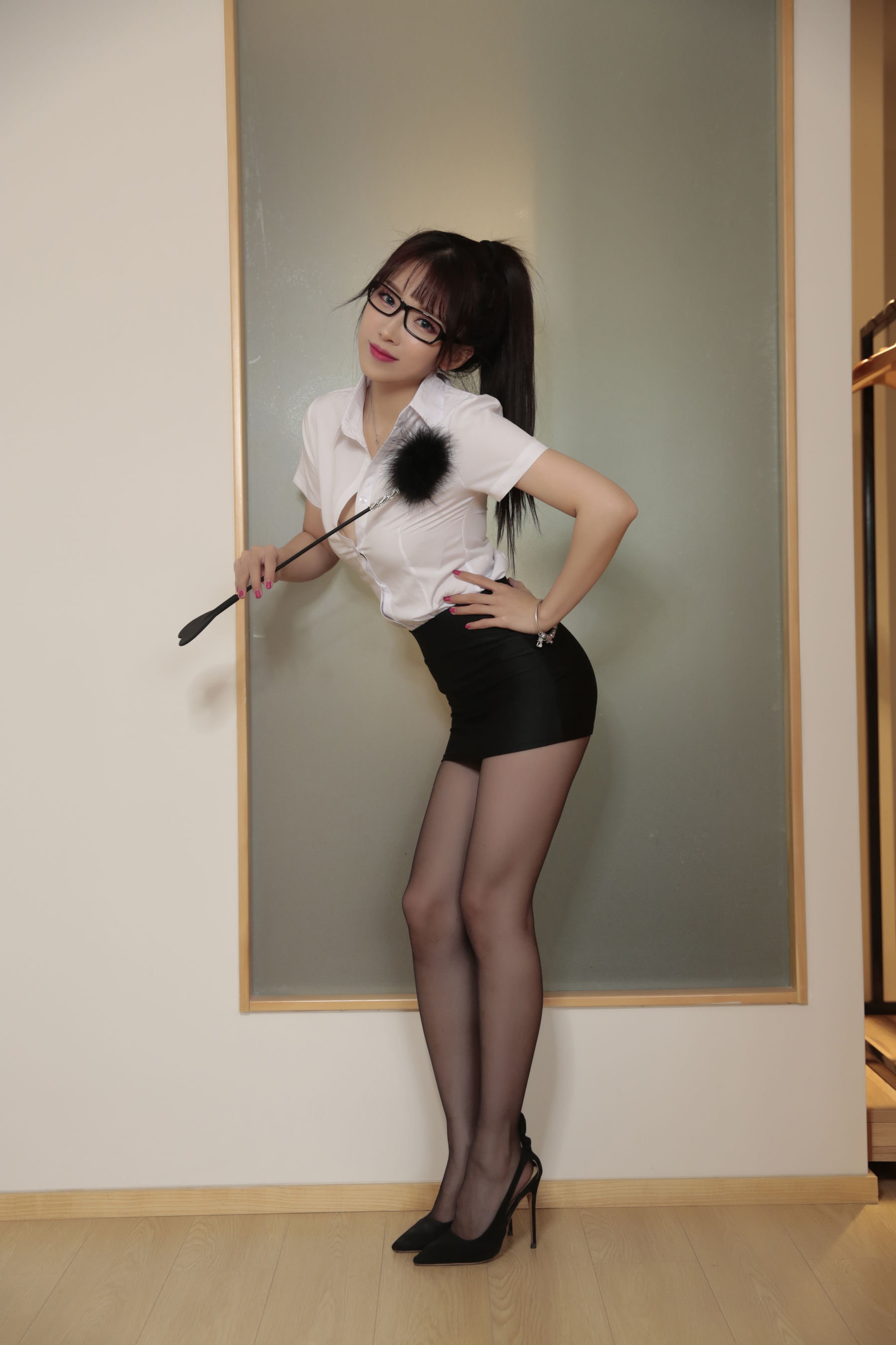 [福利COS] 斗鱼主播小女巫露娜 - 老师上课了第18张