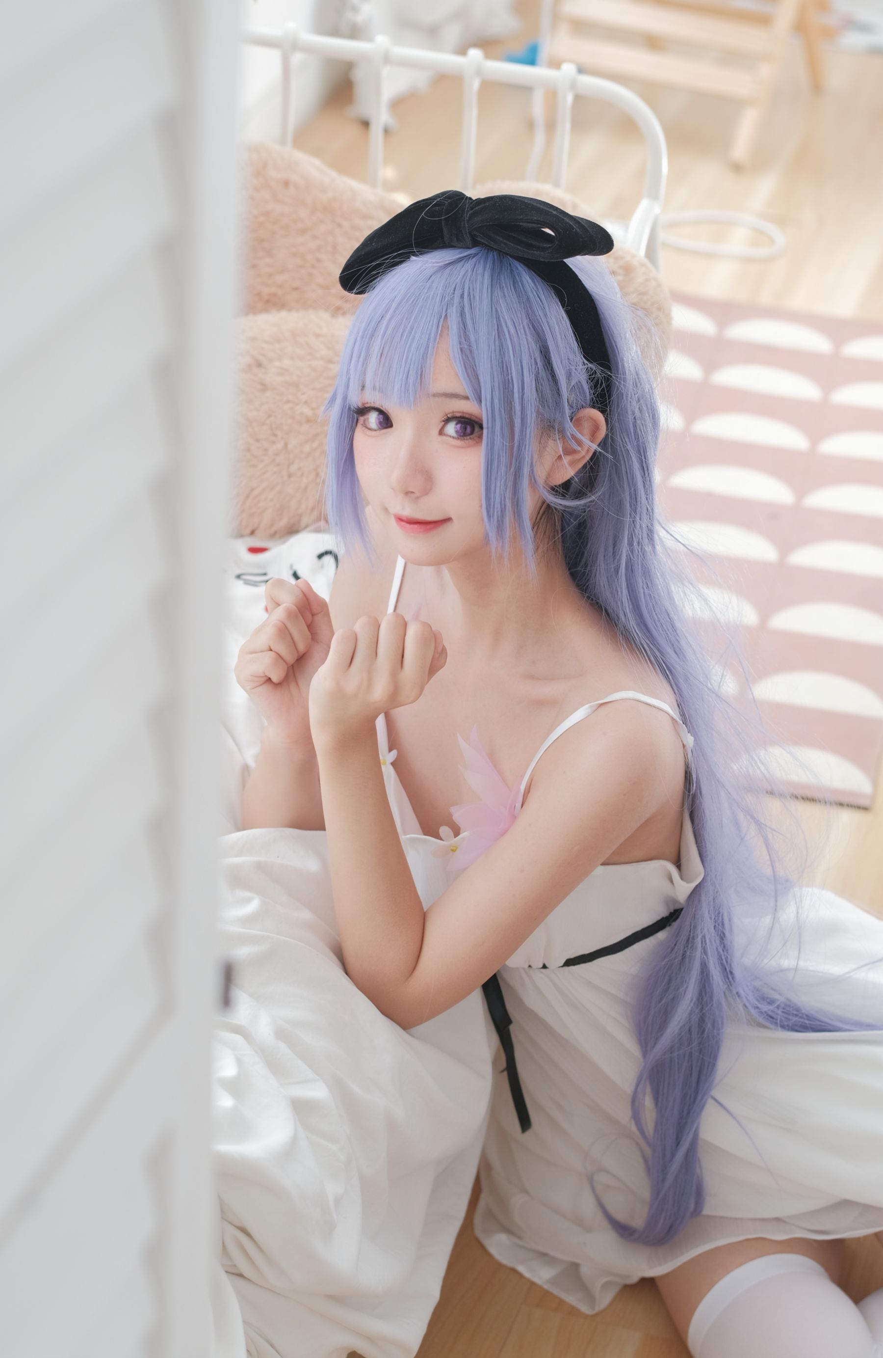 [福利COS] 花柒Hana - 独角兽清凉阅读时光第6张
