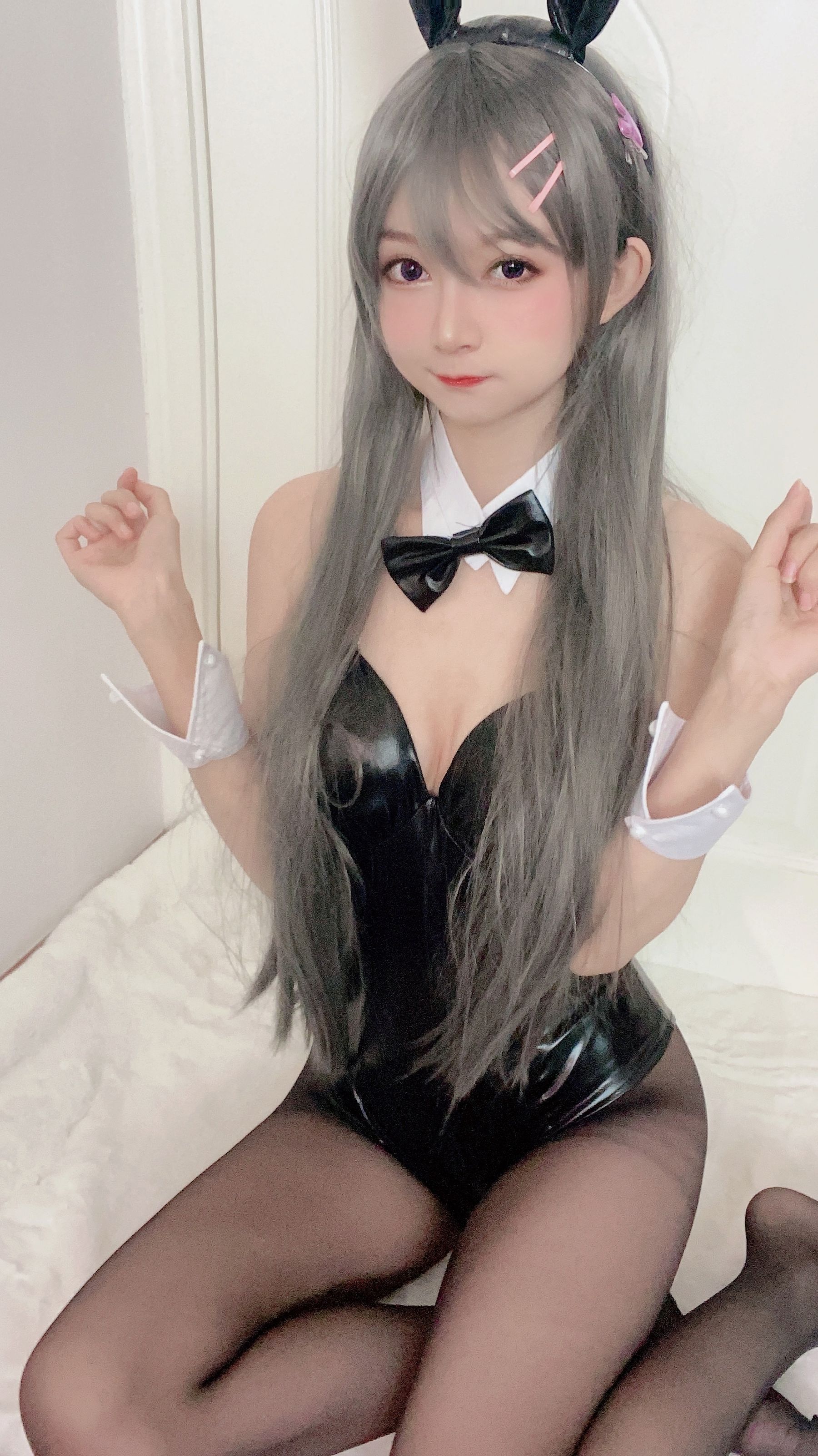 [福利COS] 51酱 - 麻衣兔女郎第3张