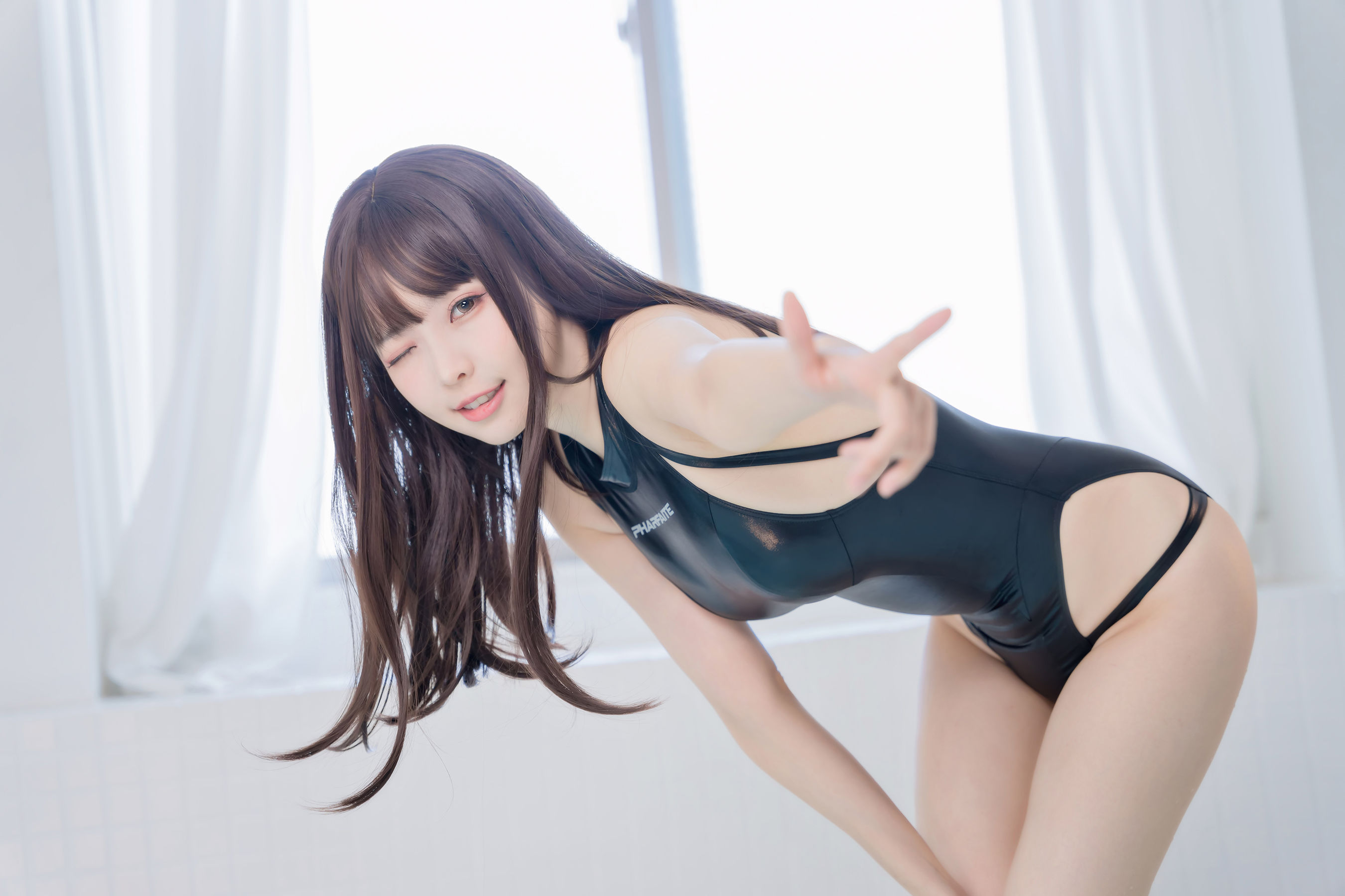 [福利COS] Ely_eee(ElyEE子) - Racing Swimsuit 競泳水手服第24张