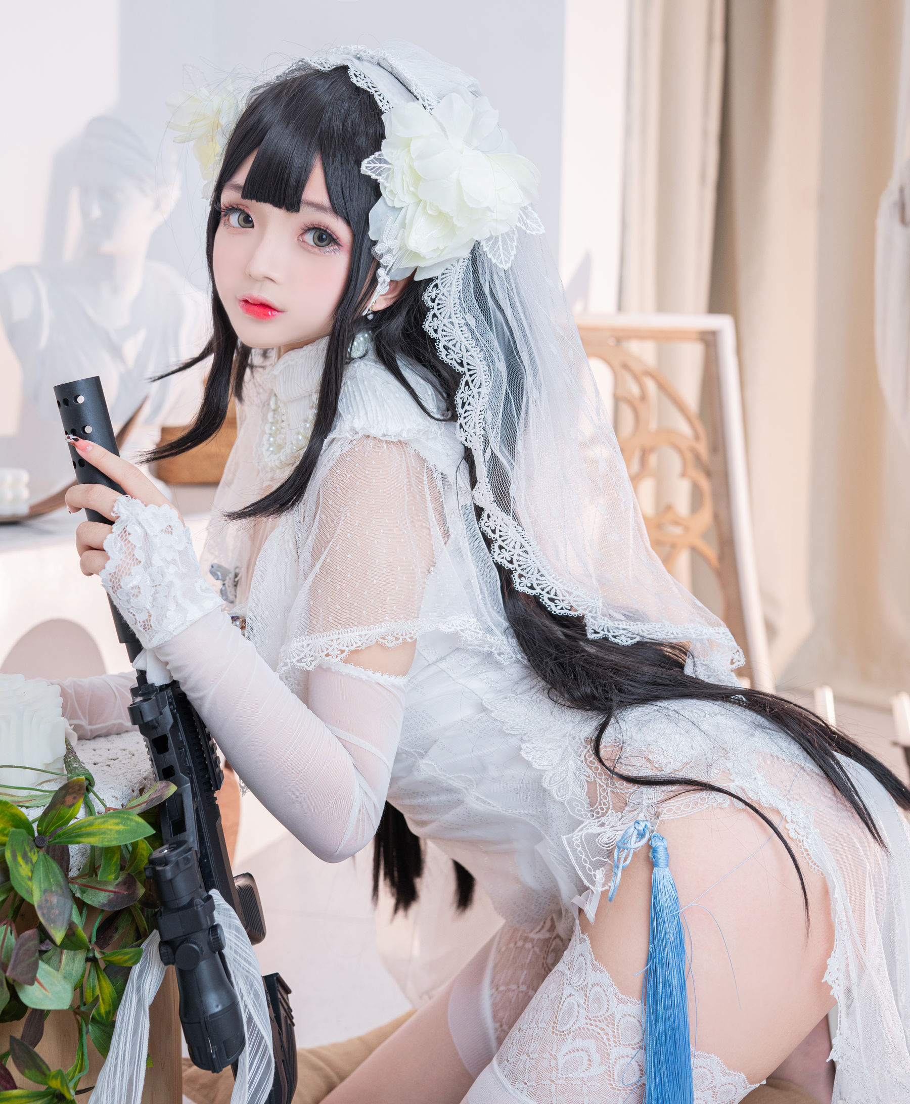[福利COS] Cosplay日奈娇 - 95式婚纱第7张
