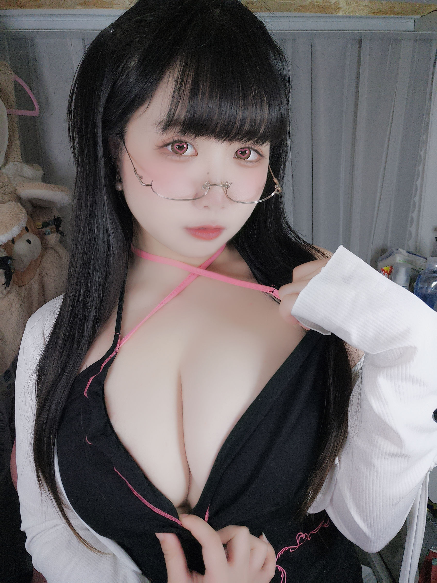 [网红COS] 贞子蜜桃 - 心心眼第2张