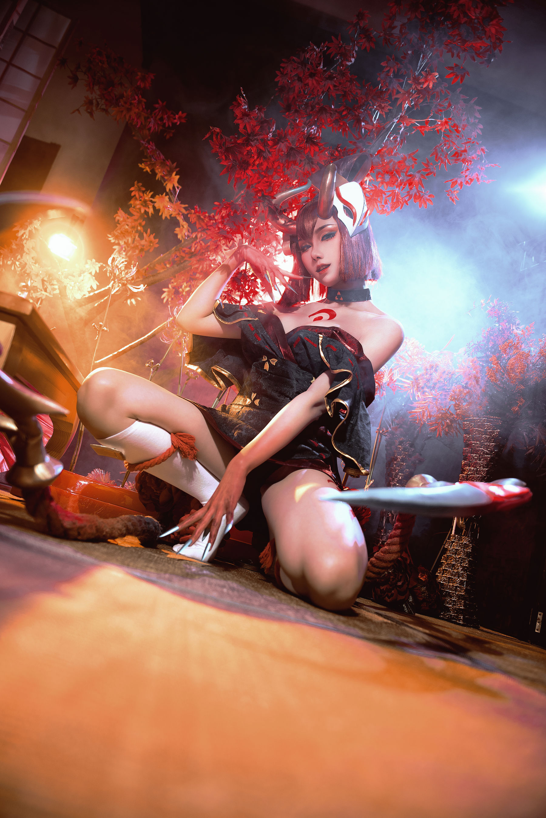 [网红COS] 瓦斯塔亚小龙虾 - 猩红之月伊芙琳第3张