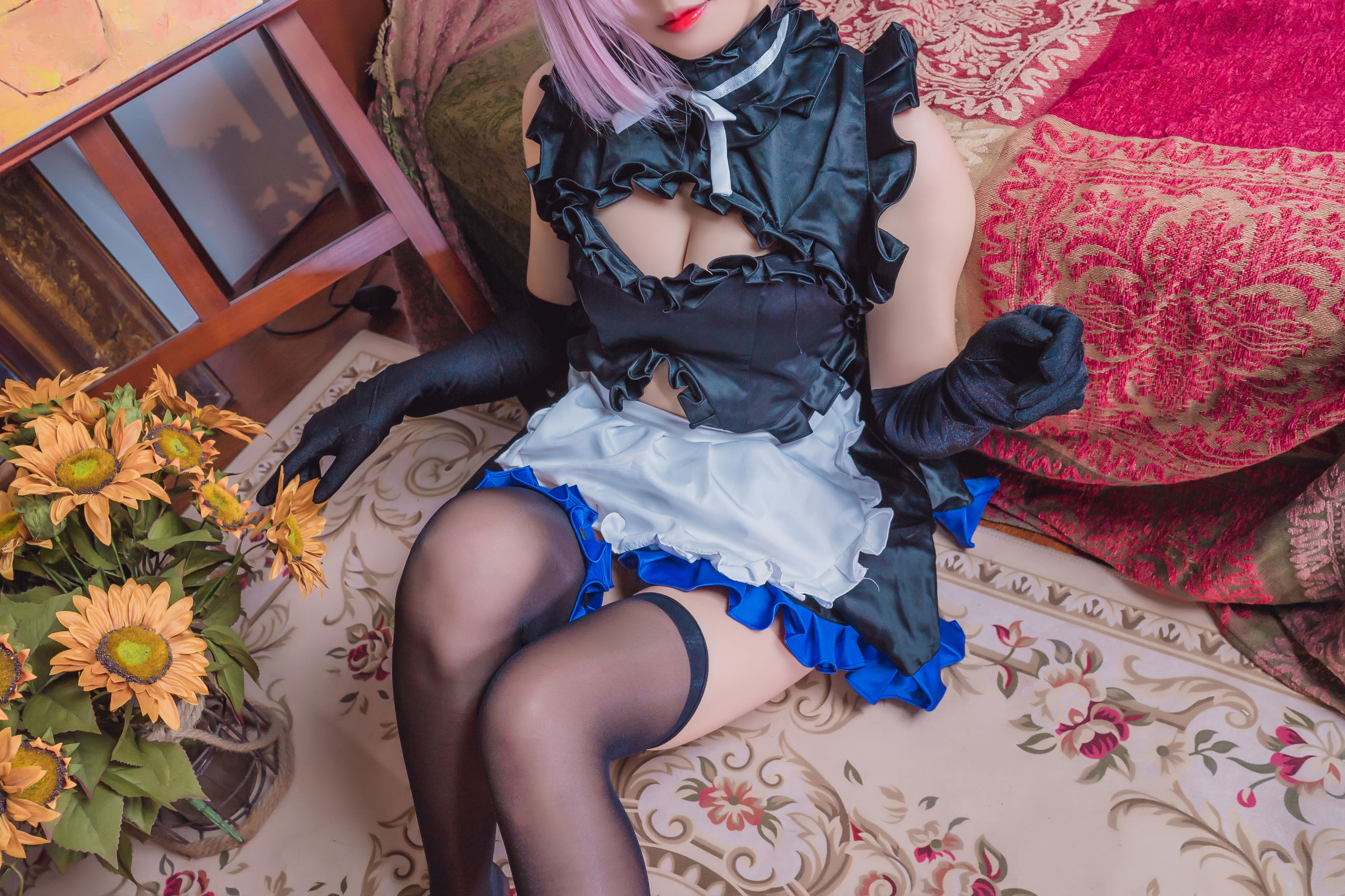 [网红COS] 动漫博主墨玉-M - 玛修女仆第15张