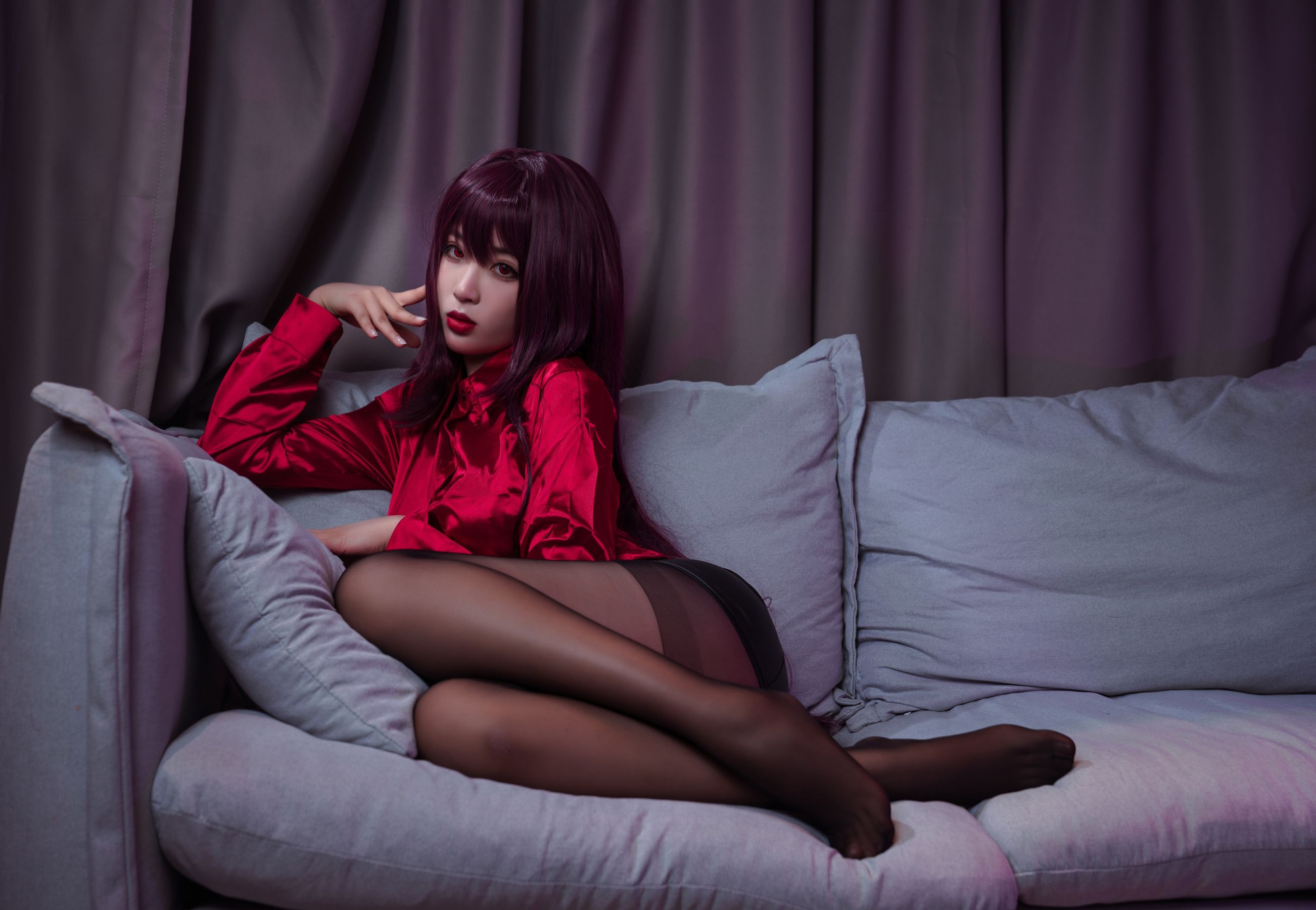 [网红COS] 轩萧学姐 - 师匠OL第5张