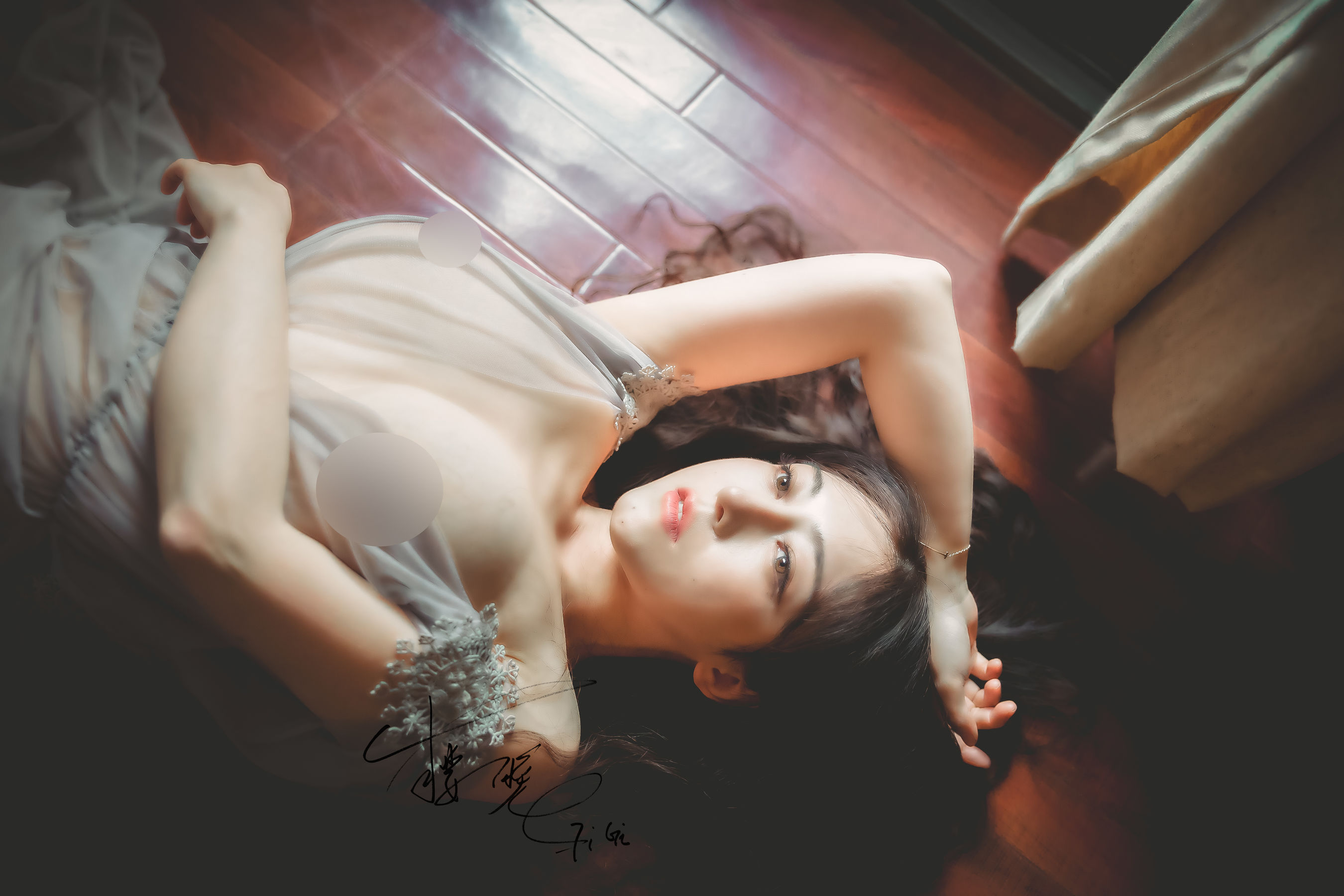 [网红COS] 网络红人樱晚gigi - 薄纱第5张