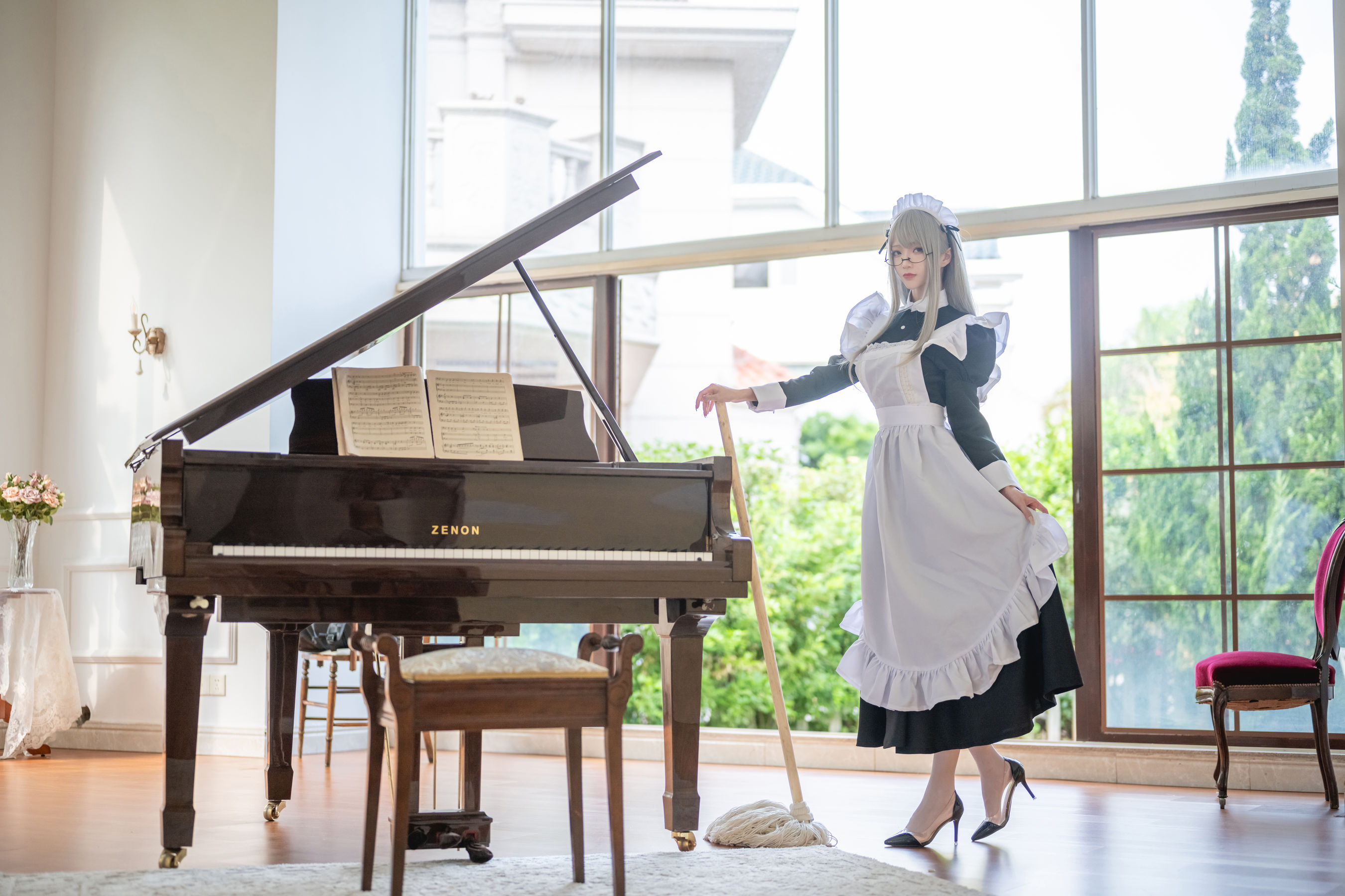 [网红COS] 长腿Coser青青子Js - 职业恋爱第1张