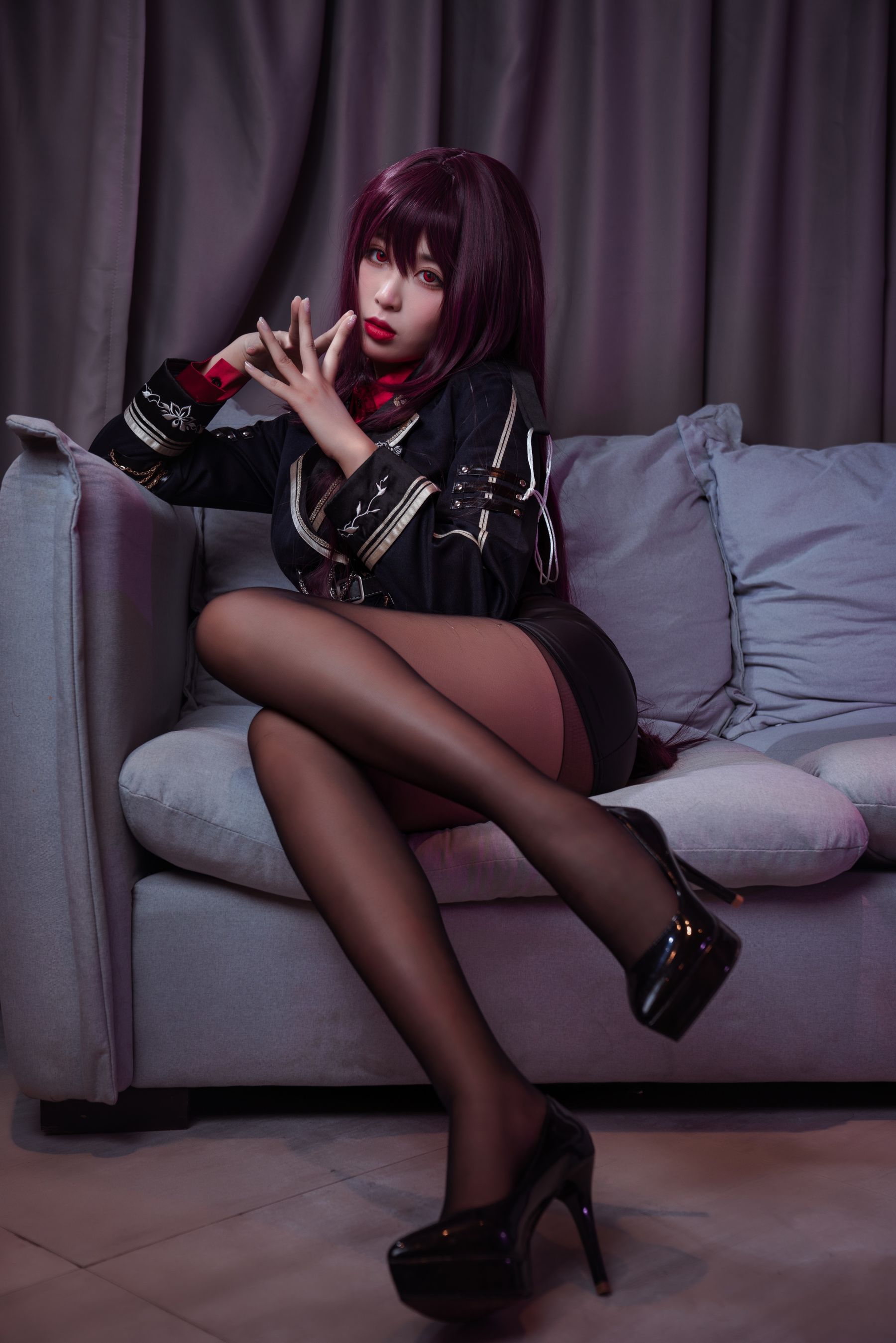 [网红COS] 轩萧学姐 - 师匠OL第4张