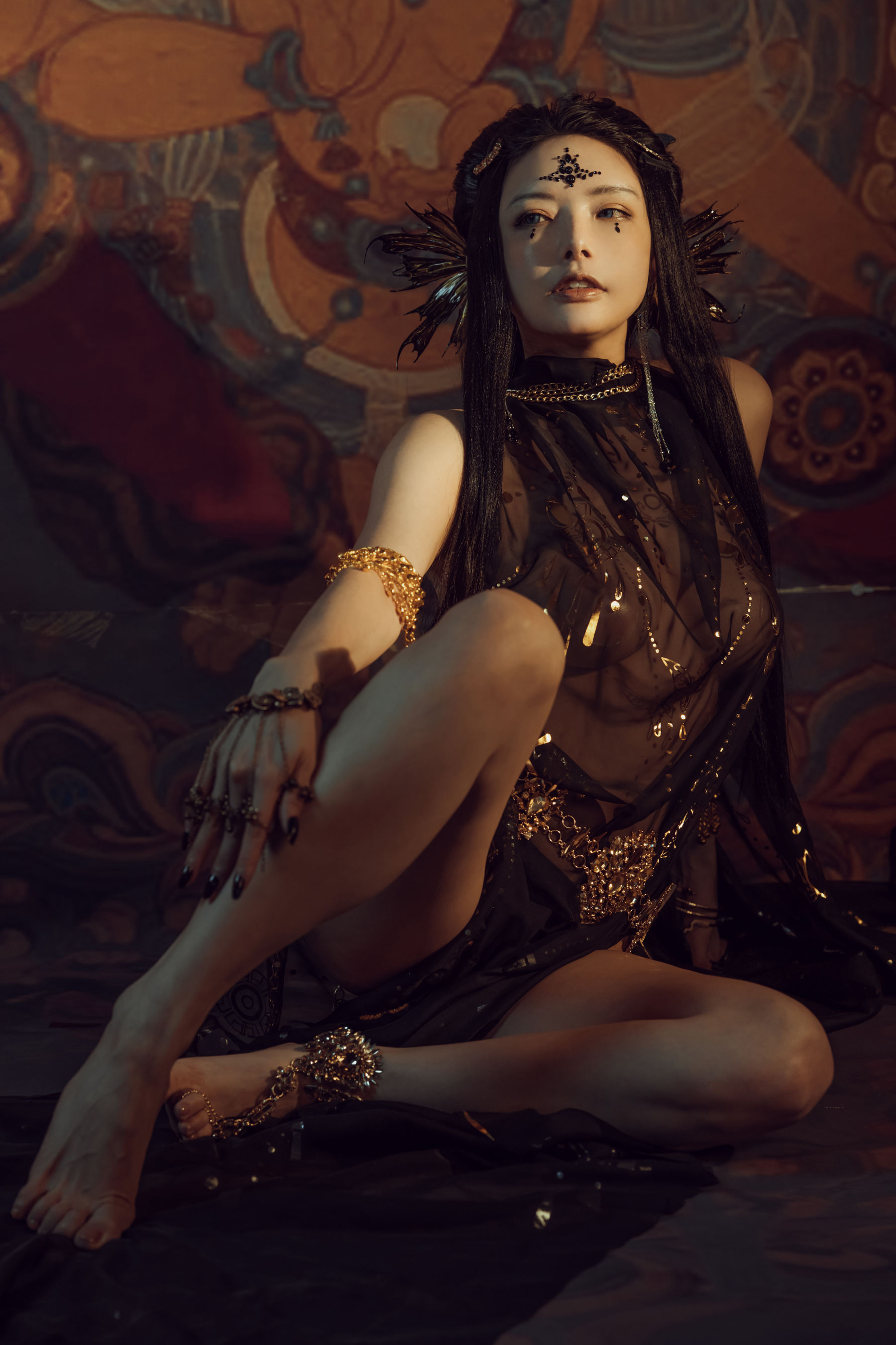 [网红COS] 秋和柯基(夏小秋秋秋) - 黑敦煌第8张