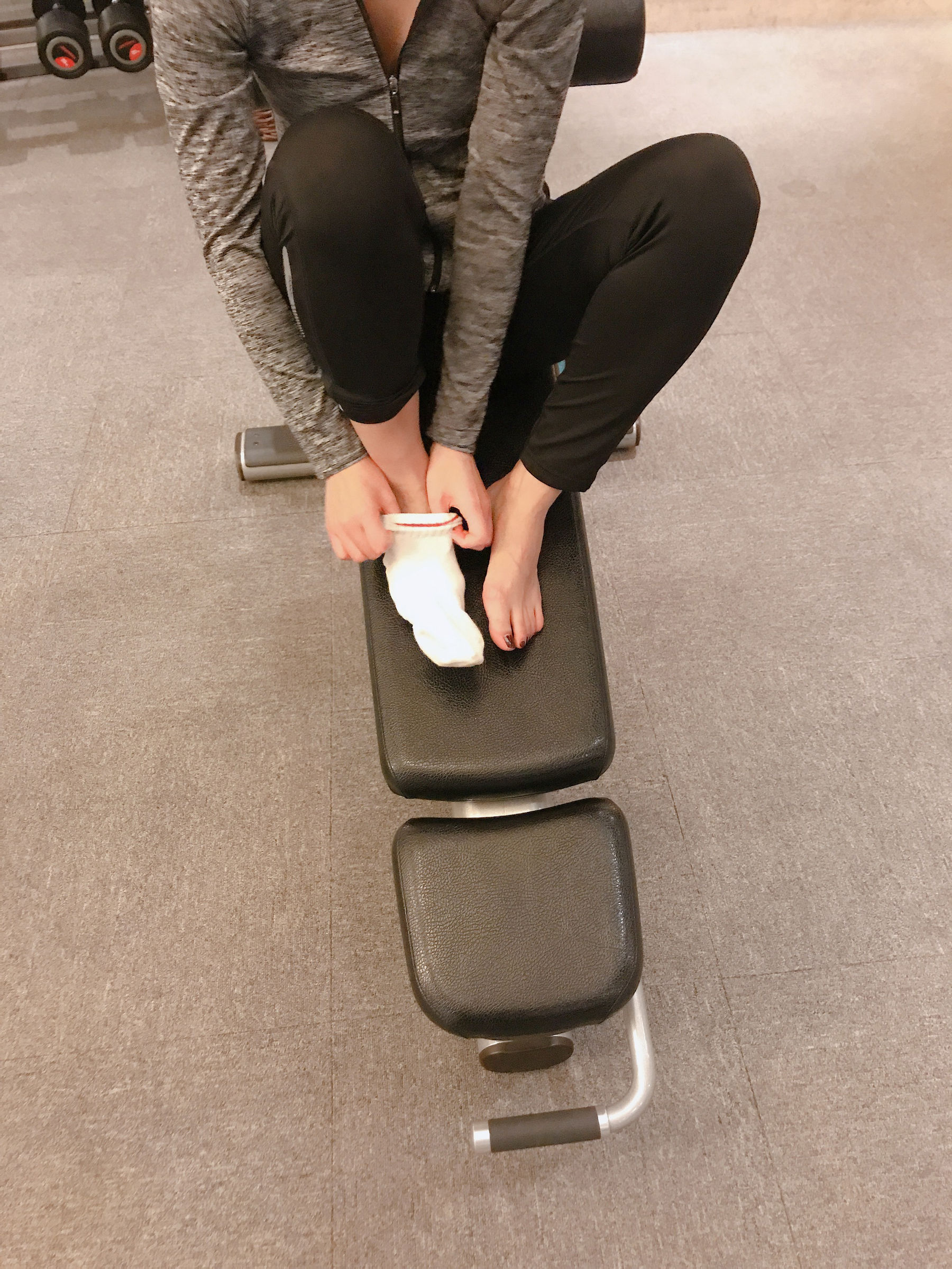 [福利COS] 安乔乔儿(Nia乔乔) No.019 健身房白袜第29张