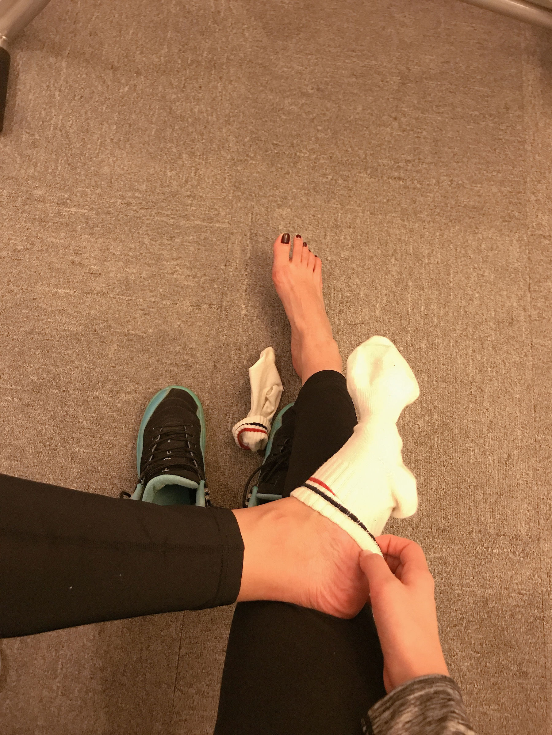 [福利COS] 安乔乔儿(Nia乔乔) No.019 健身房白袜第31张