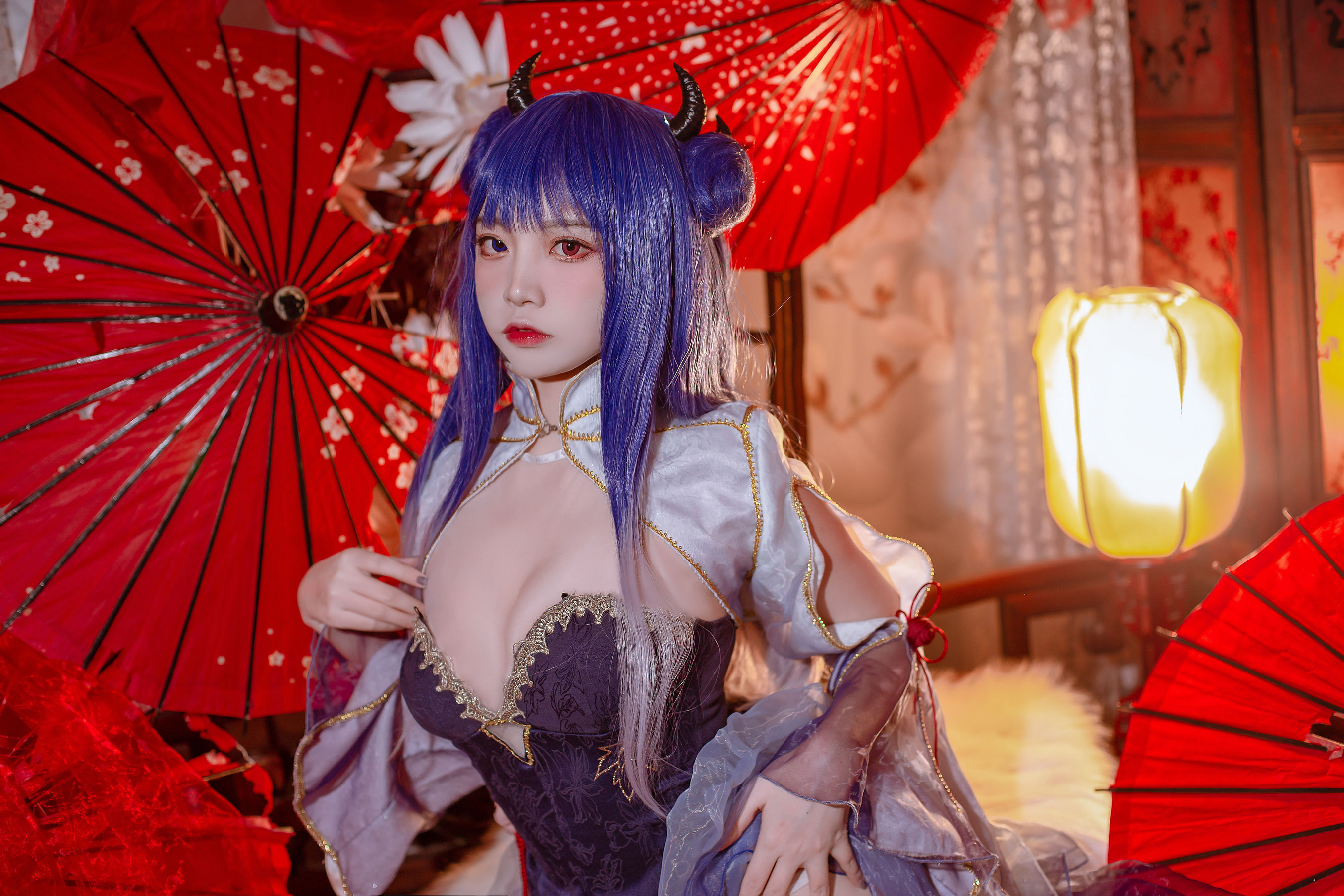 [福利COS] 人气Coser二佐Nisa - 碧蓝 伊吹旗袍第11张