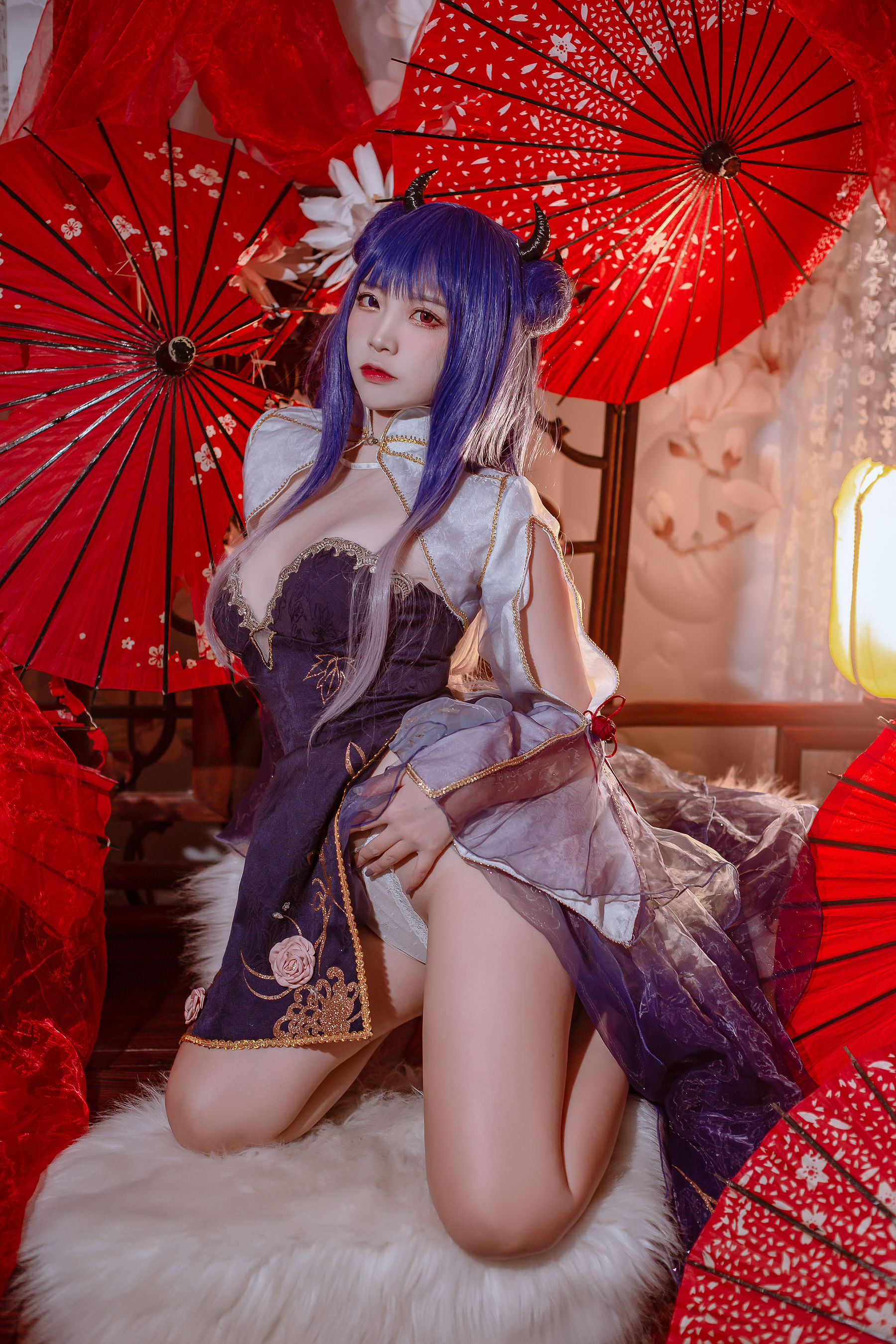 [福利COS] 人气Coser二佐Nisa - 碧蓝 伊吹旗袍第8张