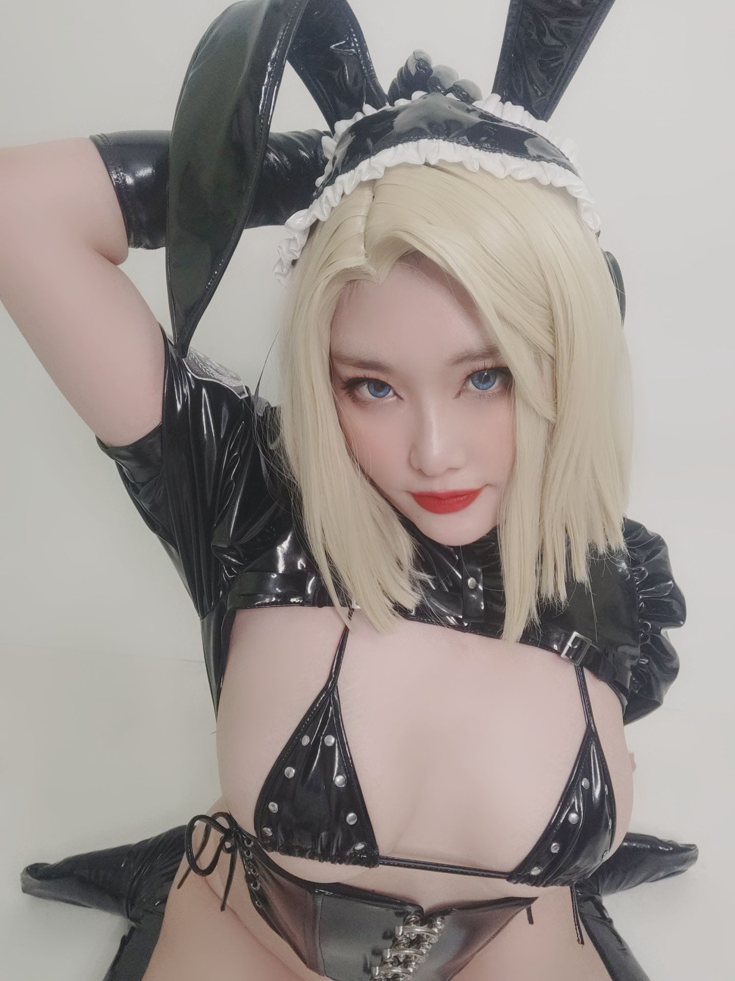 [福利COS] Sunnyvier - android 18 latex maid第53张