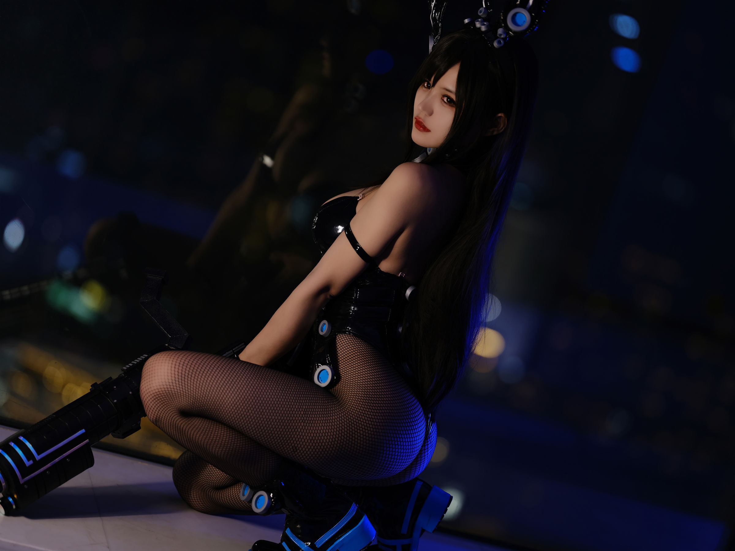 [福利COS] 动漫博主小仓千代w - 下平玲花兔女郎第3张