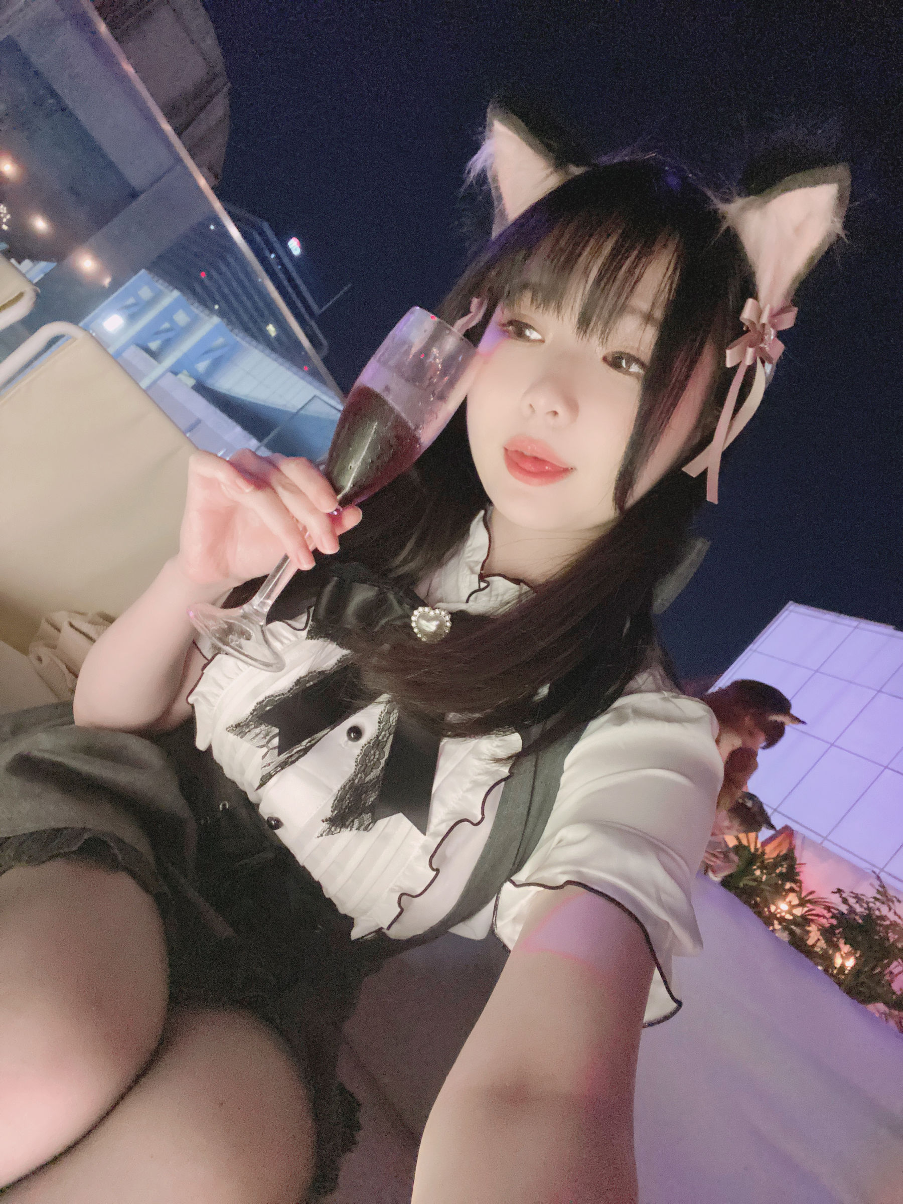 [福利COS] 微博妹纸霜月shimo - 一緒に飲みますか？第8张