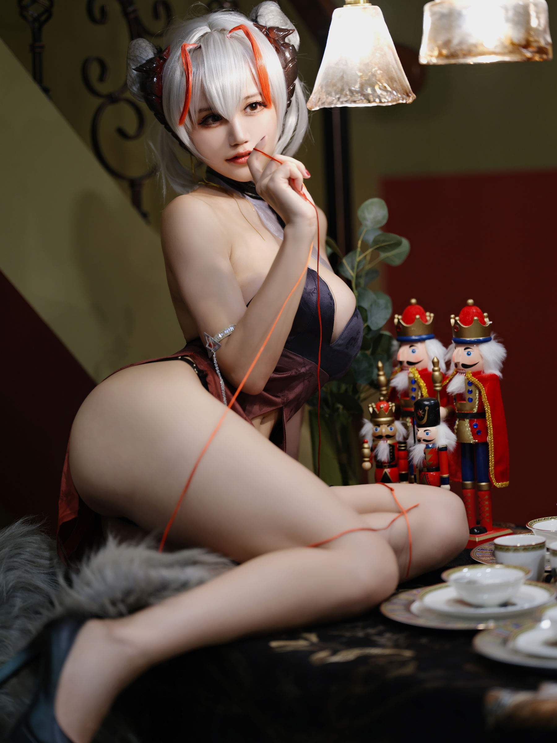 [福利COS] 动漫博主小仓千代w - w旗袍第6张