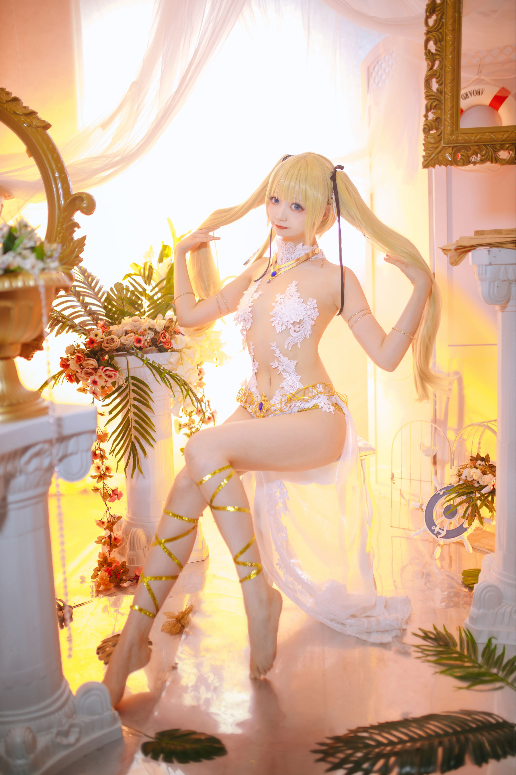 [福利COS] 小野寺地瓜 - 玛丽萝丝 天使翅膀第2张