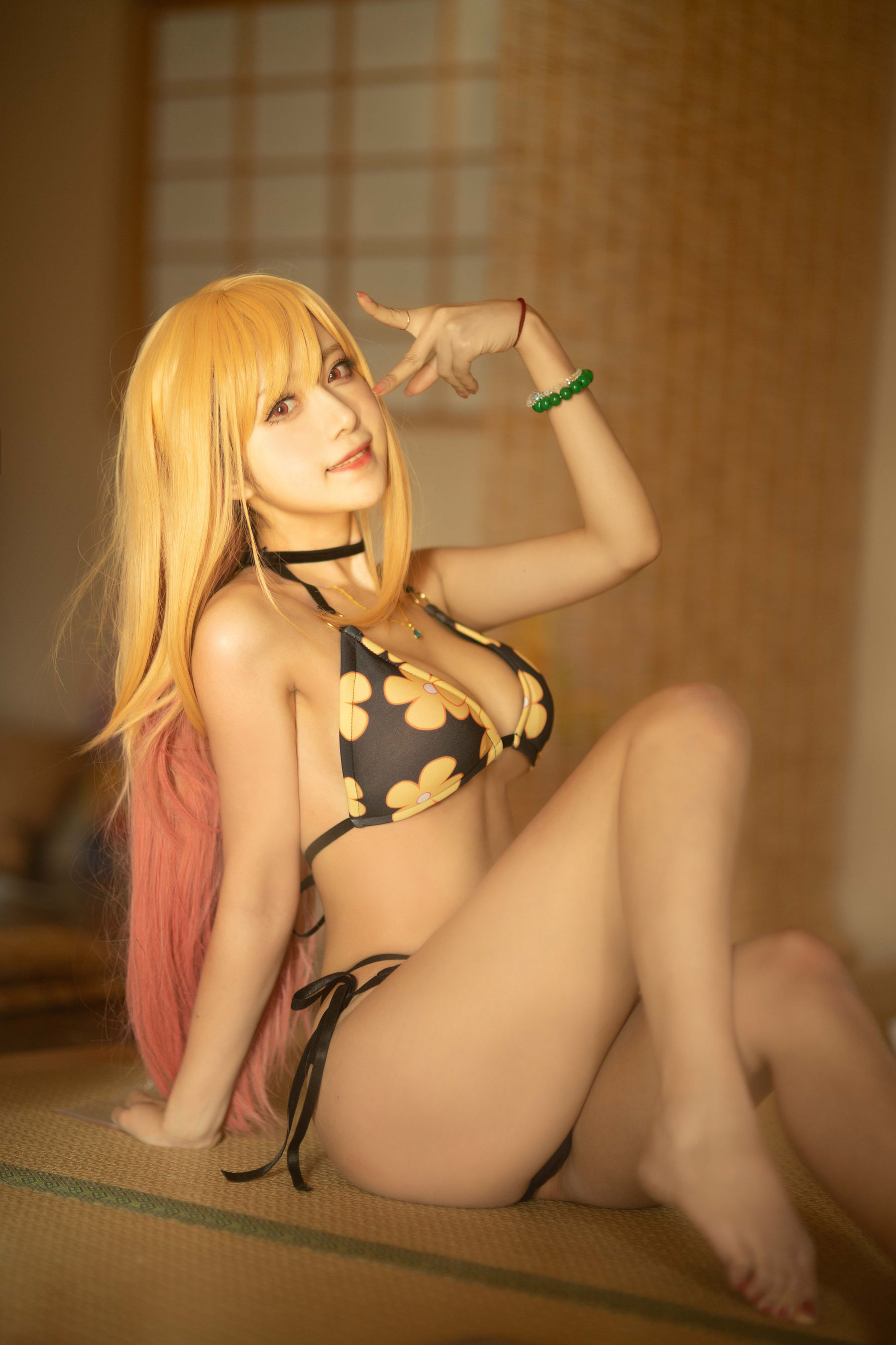 [福利COS] Shika小鹿鹿 - 喜多川海梦泳装第8张