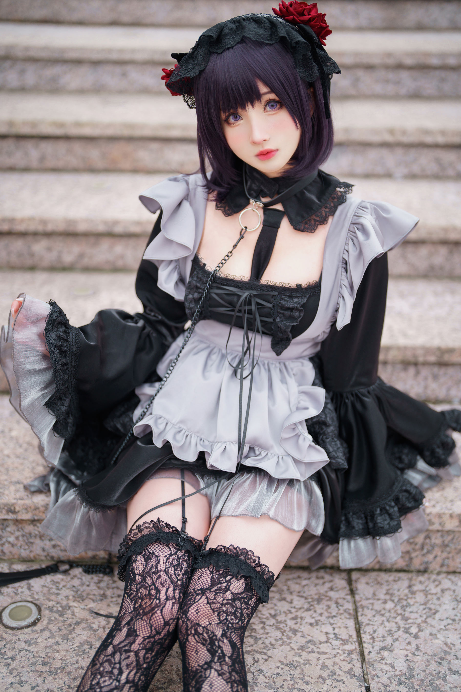 [福利COS] COS福利rioko凉凉子(肉扣热热子) - 黑江雫 漫展篇 海梦第8张