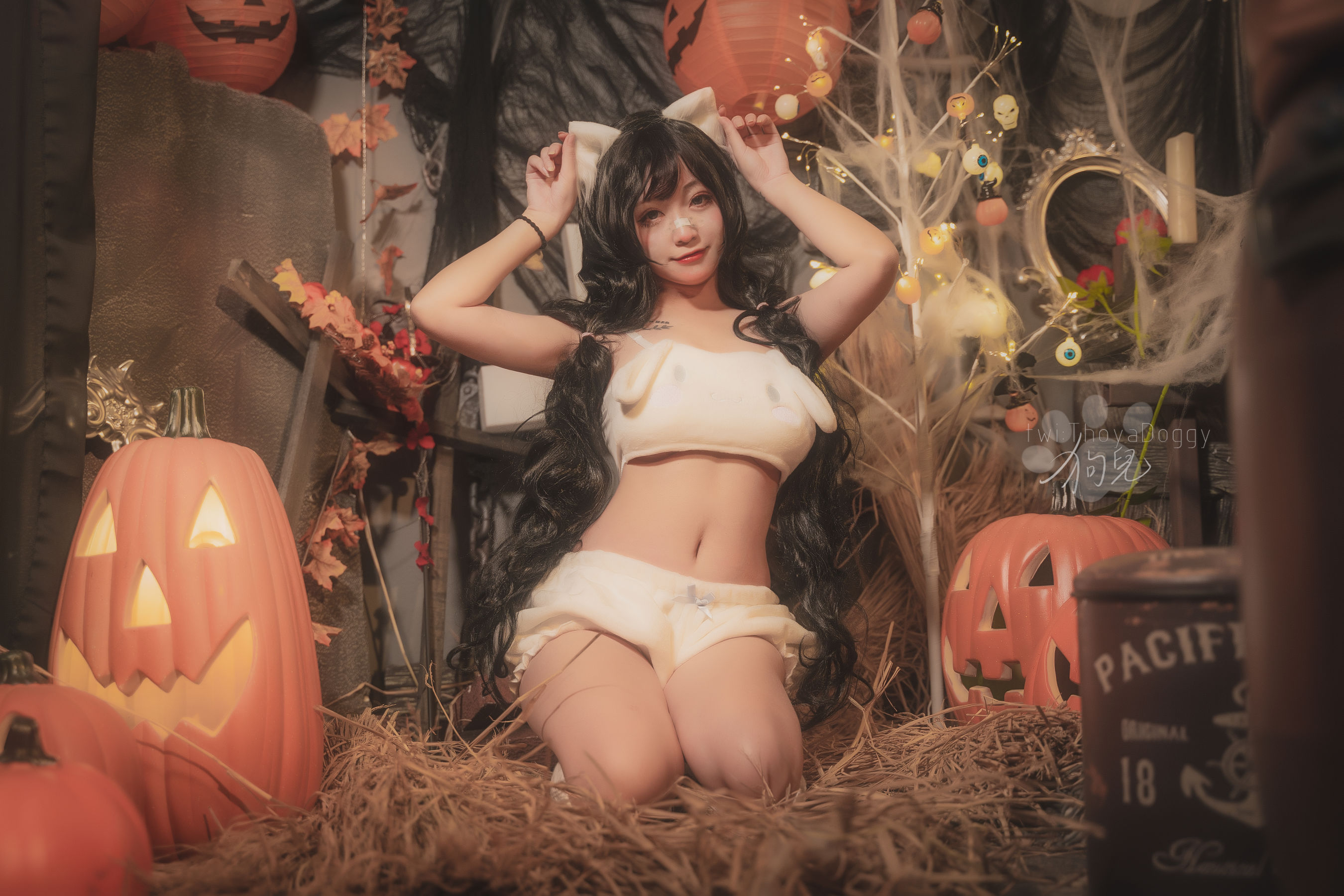 [福利COS] 奇行家狗崽(棕桠阿狗崽) - 玉桂狗睡衣第2张