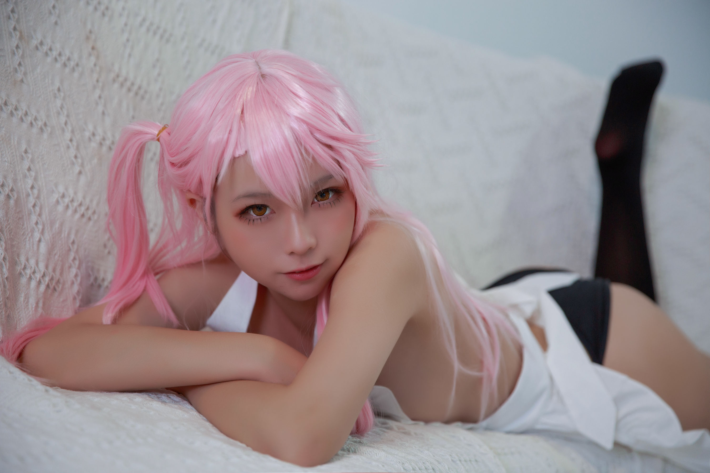 [福利COS] 动漫博主G44不会受伤 - 小黑围裙第3张