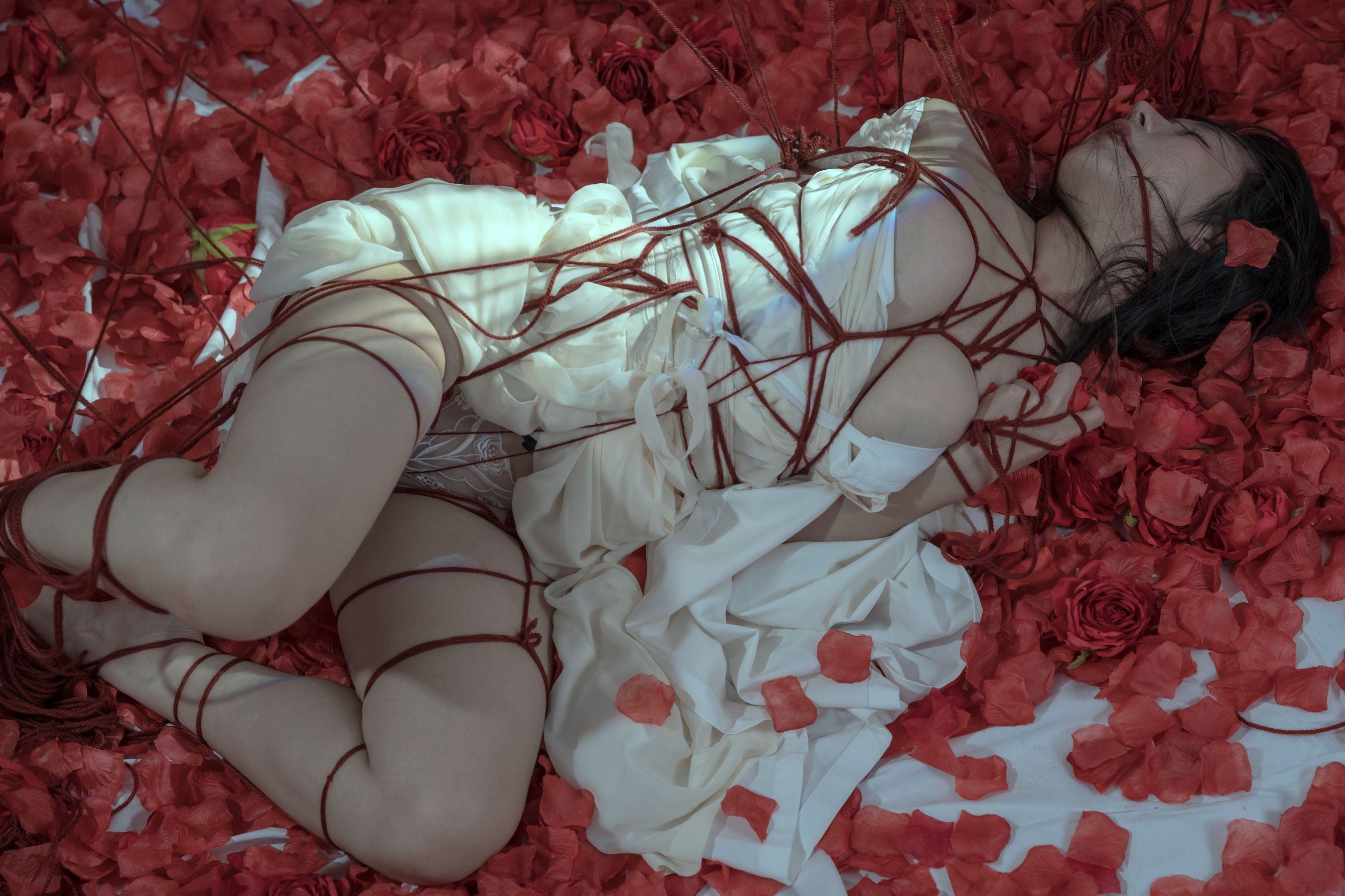 [福利COS] 云溪溪 - 奶桃 囚鸟第17张