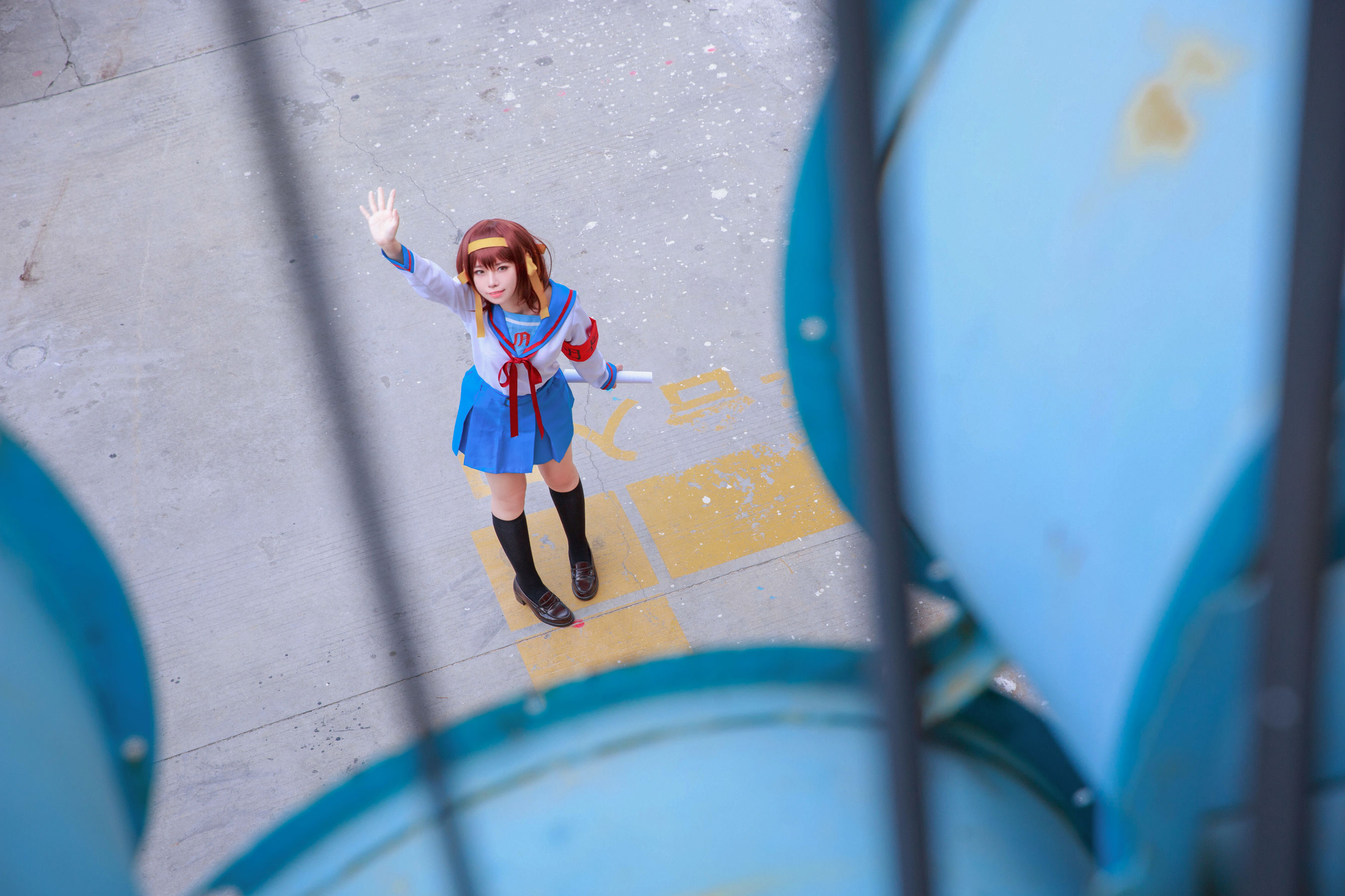 [福利COS] 动漫博主G44不会受伤 - 凉宫 制服第8张