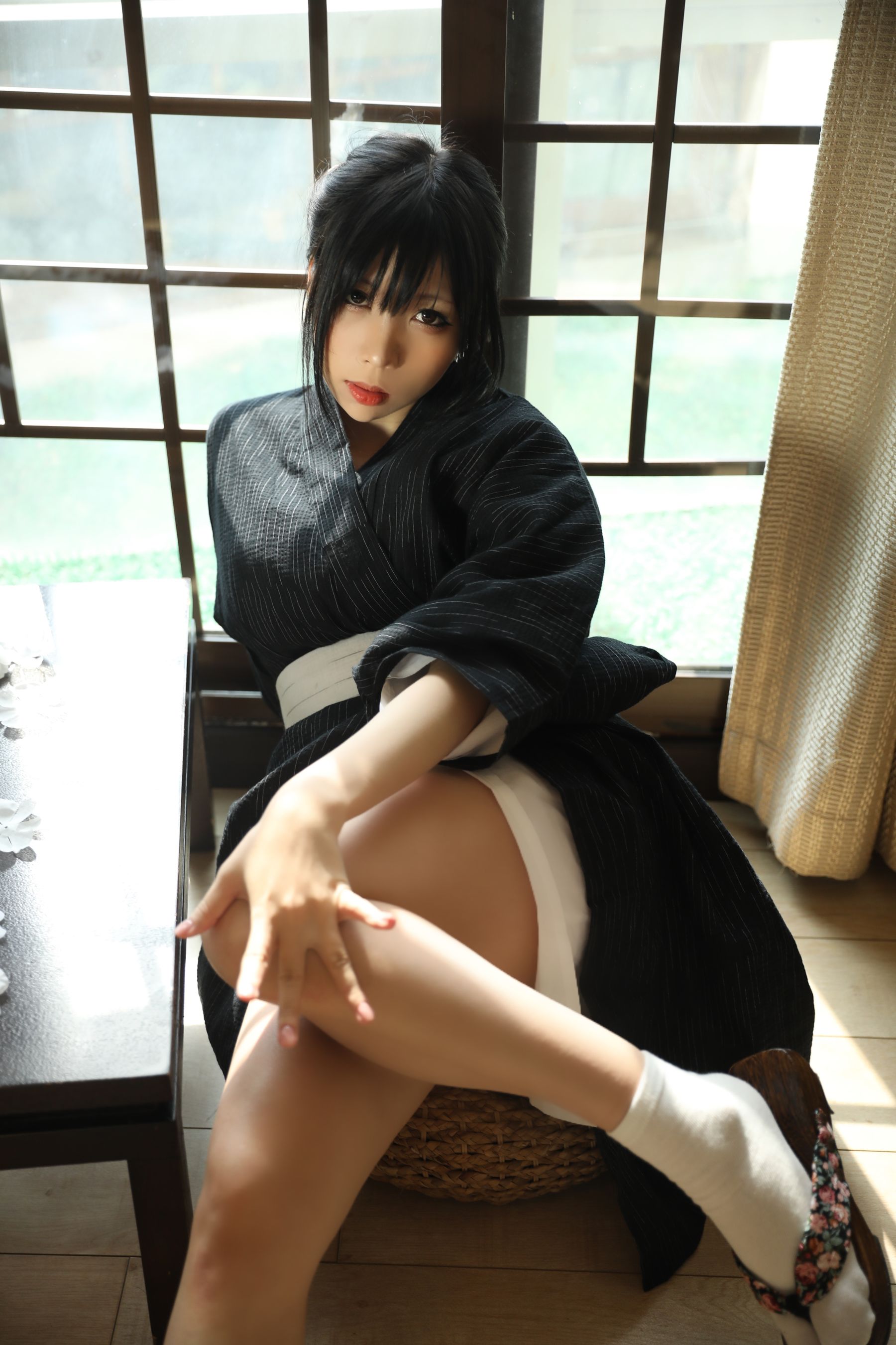 [福利COS] 二次元巨乳美女鹿野希 - 未亡人第17张